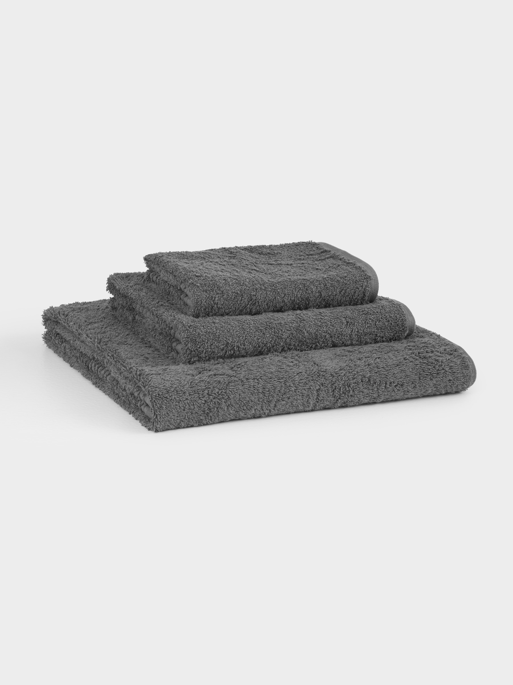 Комплект полотенец, 40х60/50х90/70х140 см, 3 шт, хлопок, графитовый, Natural cotton, image-0