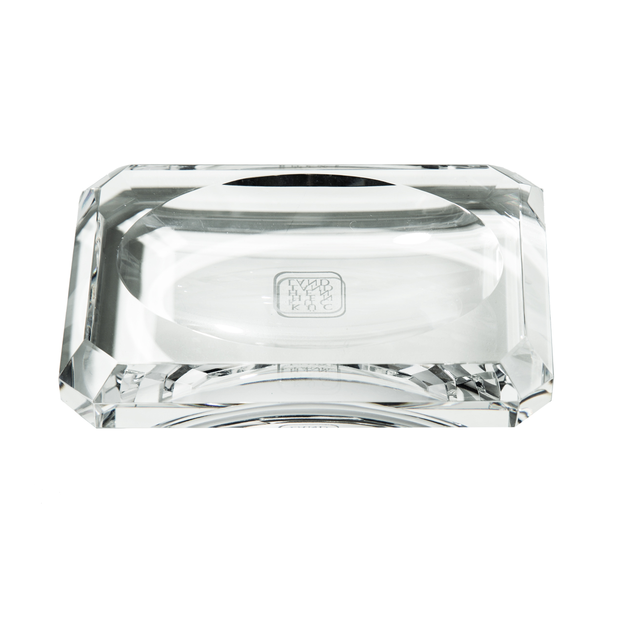 

Мыльница, 13х9 см, стекло, прямоугольная, Shower Crystal Glance