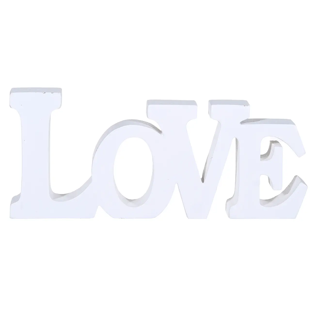 Статуэтка, 14х6 см, дерево, белая, Love, Jardin, image-0