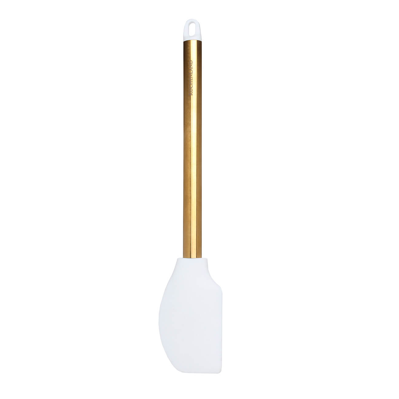 Лопатка-шпатель, 28 см, сталь/силикон, белая, Bello gold шпатель для депиляции деревянный 11 4 × 1 см