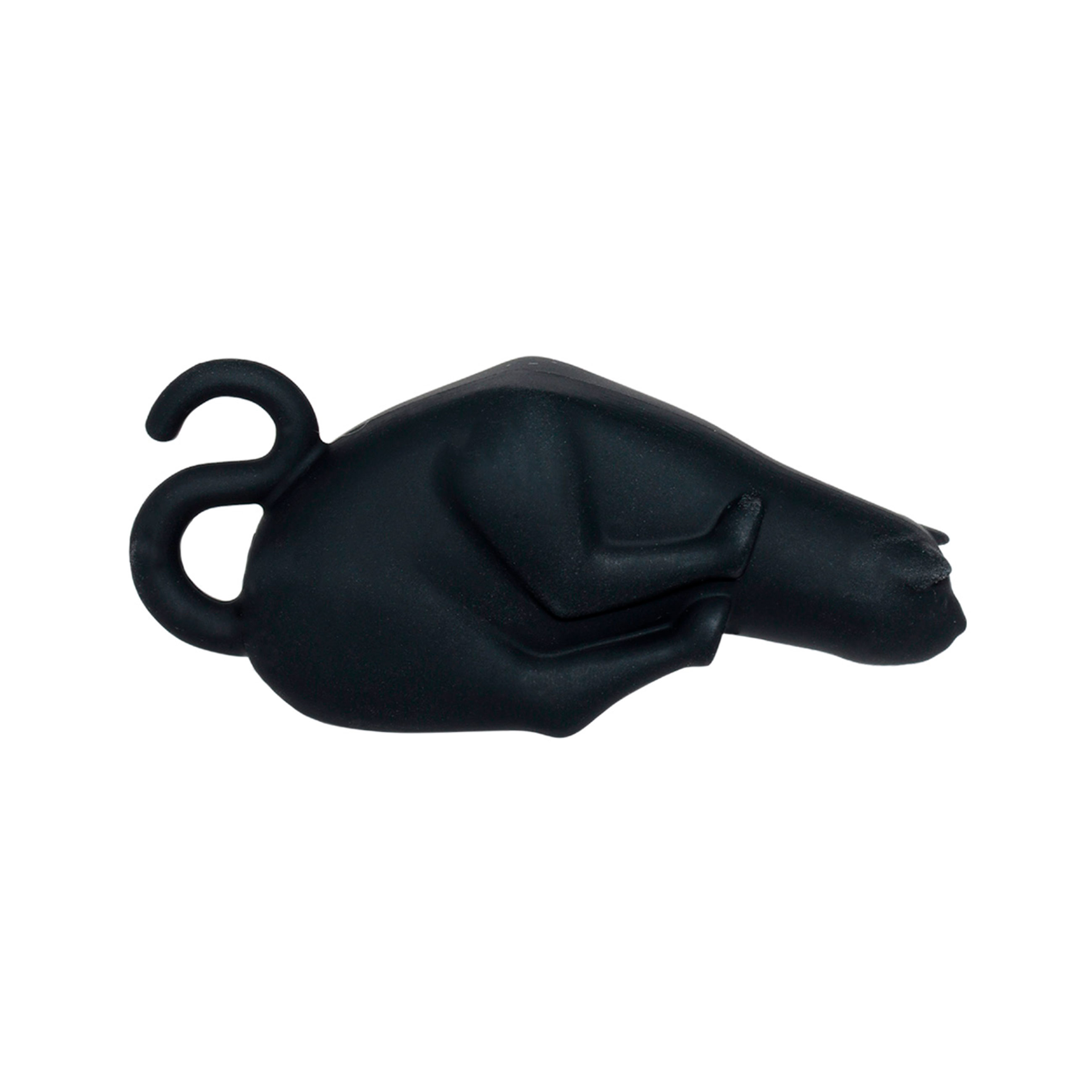 Пробка для винной бутылки, 9 см, силикон, черная, Кошка, Cat night изображение № 2