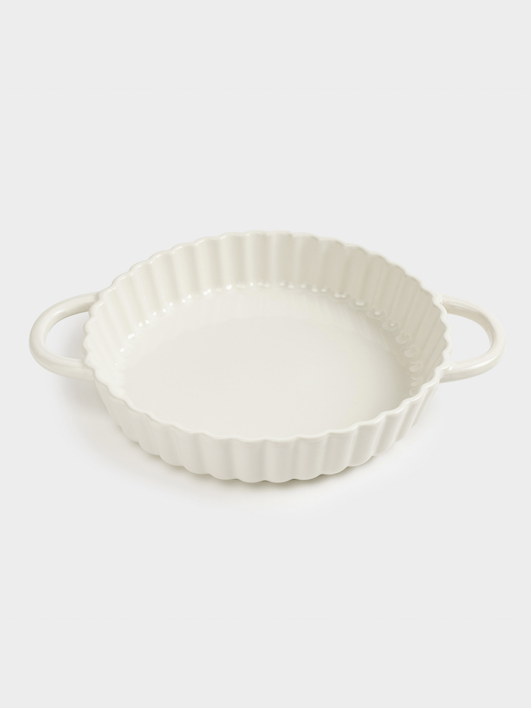 Форма для запекания, 22 см, керамика, круглая, молочная, Cakes ivory, image-6