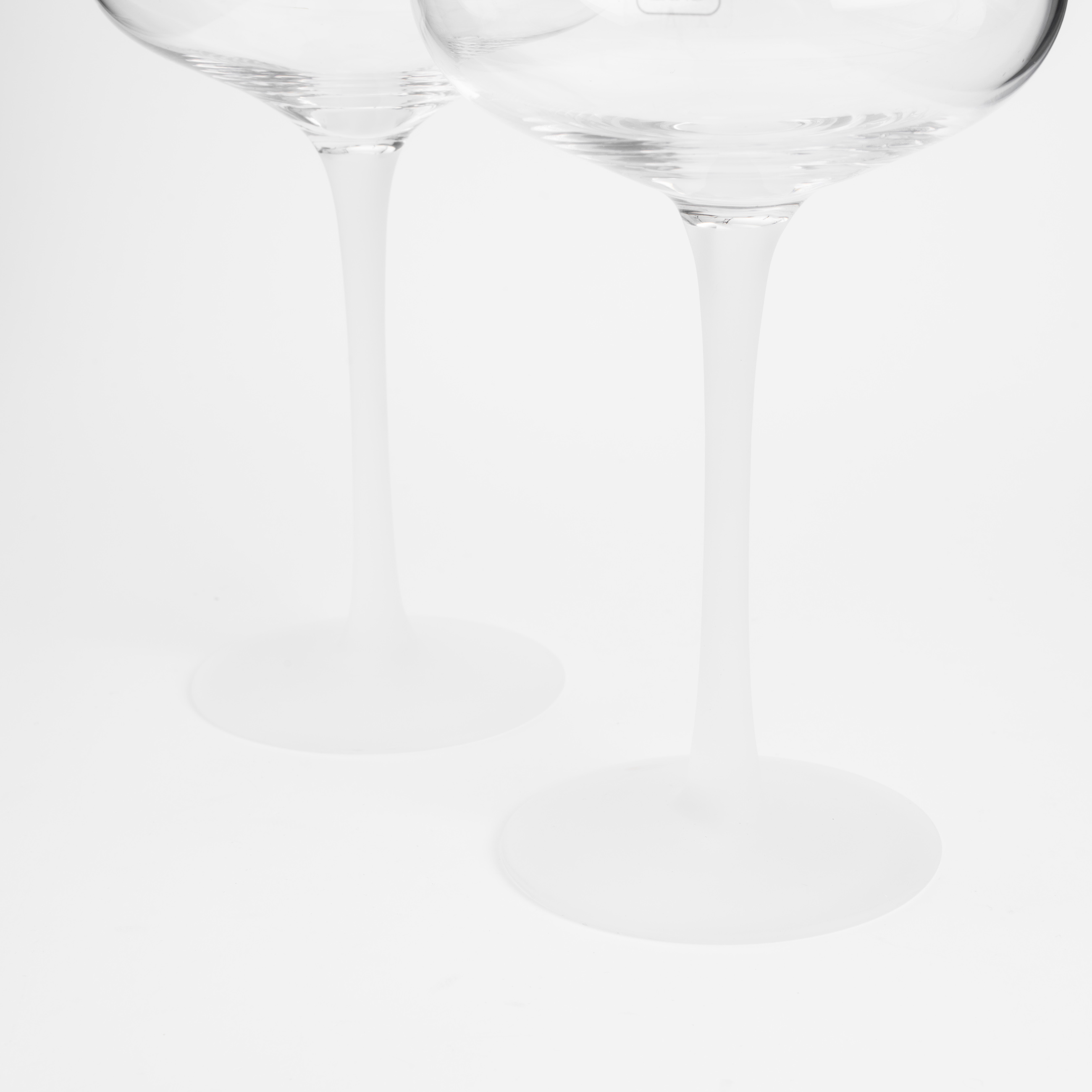 Бокал-креманка для шампанского, 280 мл, 2 шт, стекло, матовая ножка, Matinis изображение № 5