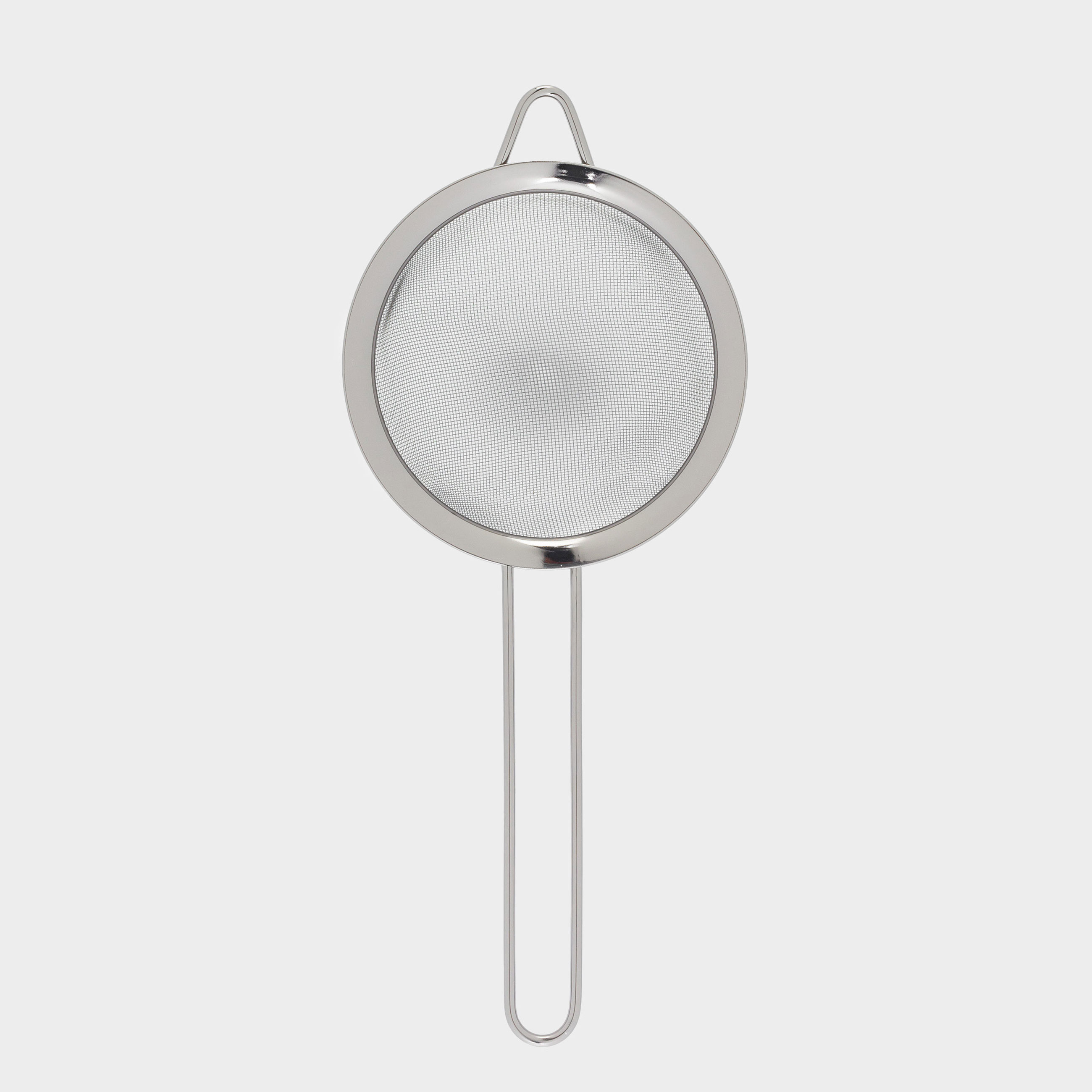 Сито, 14 см, с ручкой, сталь, темно-серое, Titanium