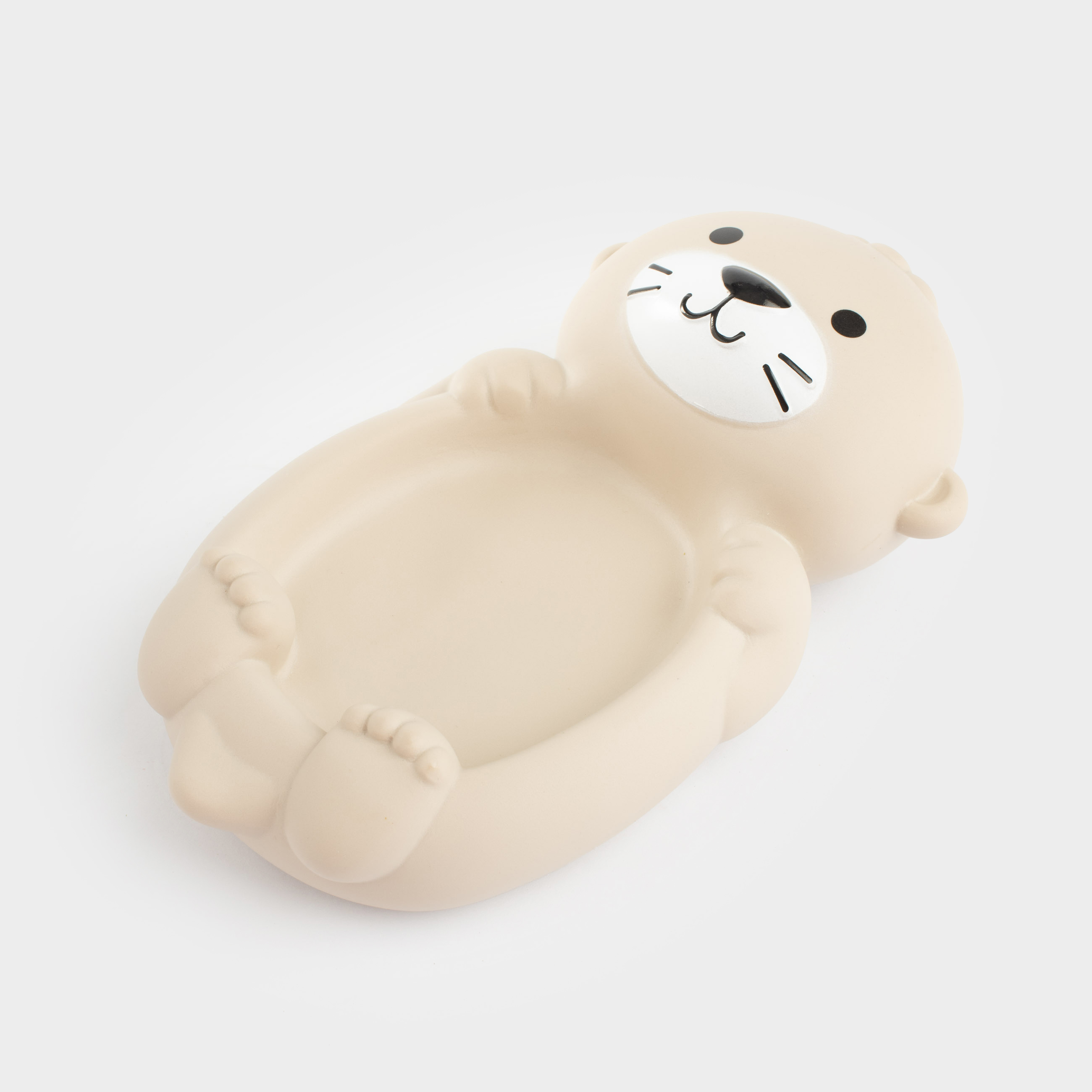 Набор игрушек для купания, 4 пр, ПВХ, бежевый, Выдра с семьей, Kiddy, image-2