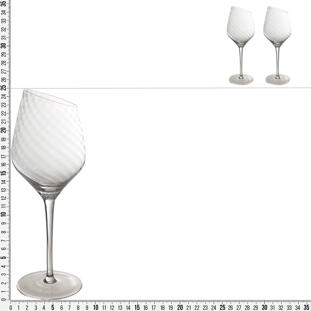 Бокал для белого вина, 460 мл, 2 шт, стекло, Charm V изображение № 3