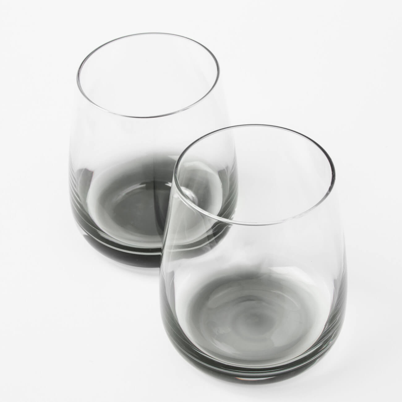 Стакан для виски, 360 мл, 2 шт, стекло, серый градиент, Stone color изображение № 2
