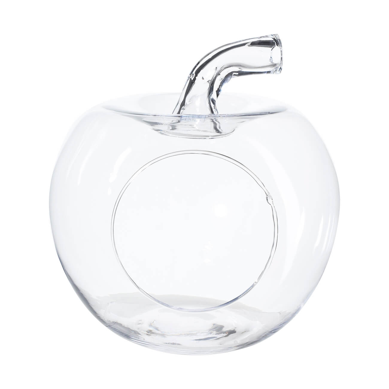 Конфетница, 21х19 см, стекло, Яблоко, Clear стекло x doria defense glass для iphone 11 pro max clear 484985