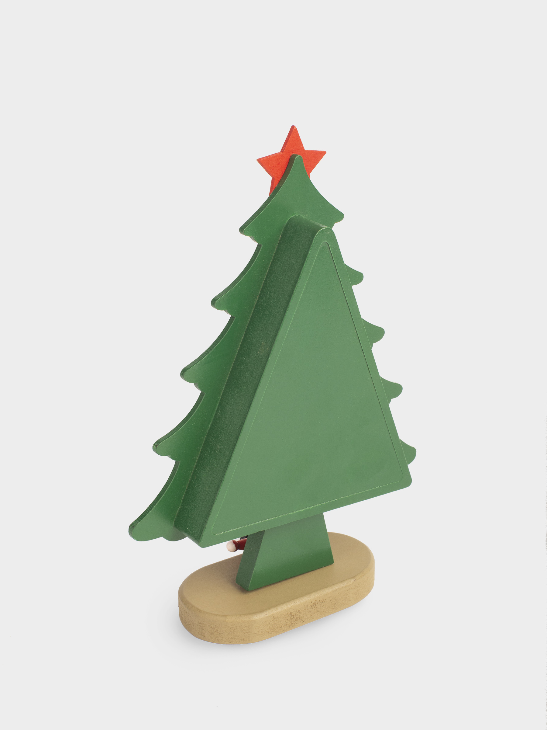 Статуэтка, 20 см, МДФ, зеленая, Ель-шкаф с игрушками, Christmas style, image-3