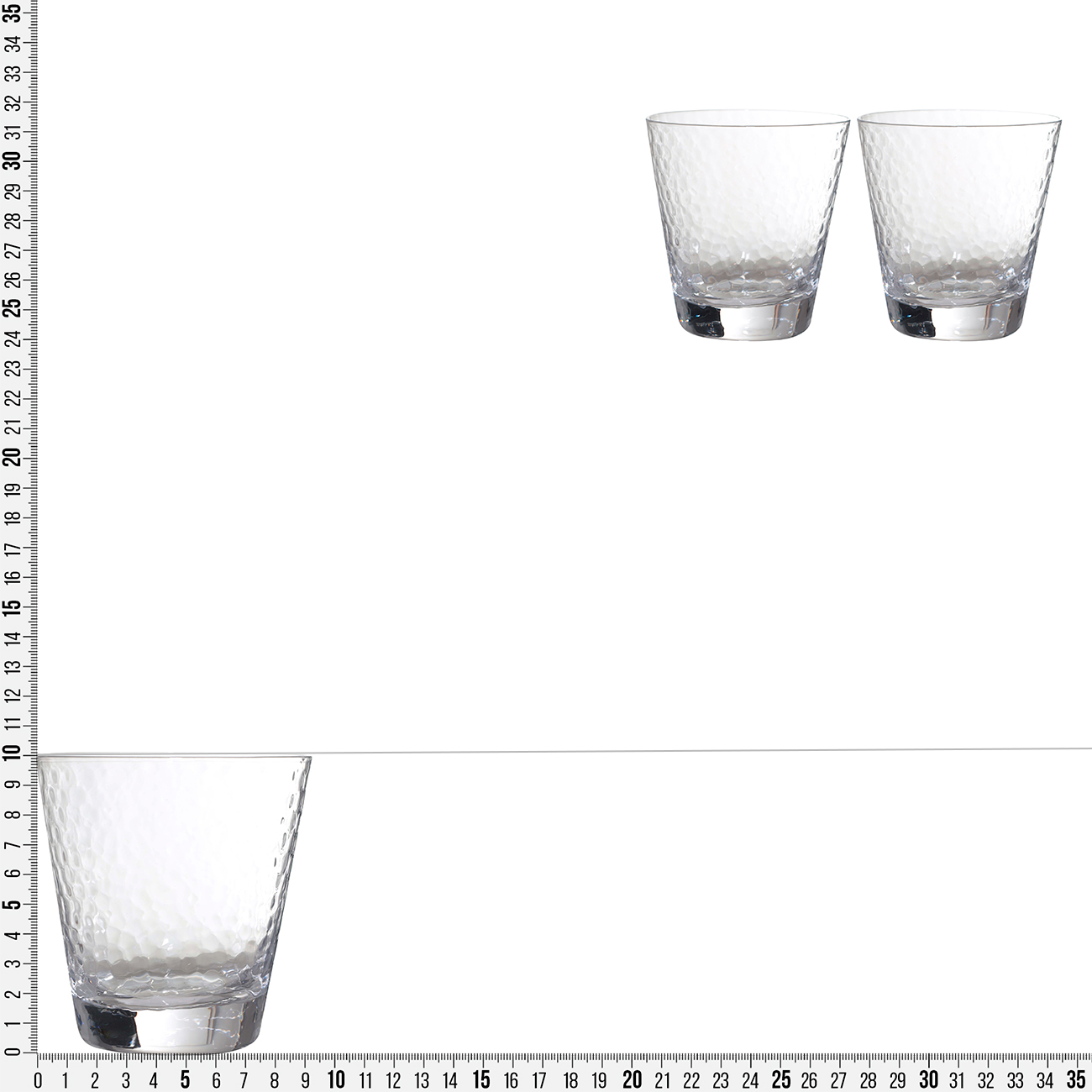 Стакан для виски, 270 мл, 2 шт, стекло, Ripply изображение № 4