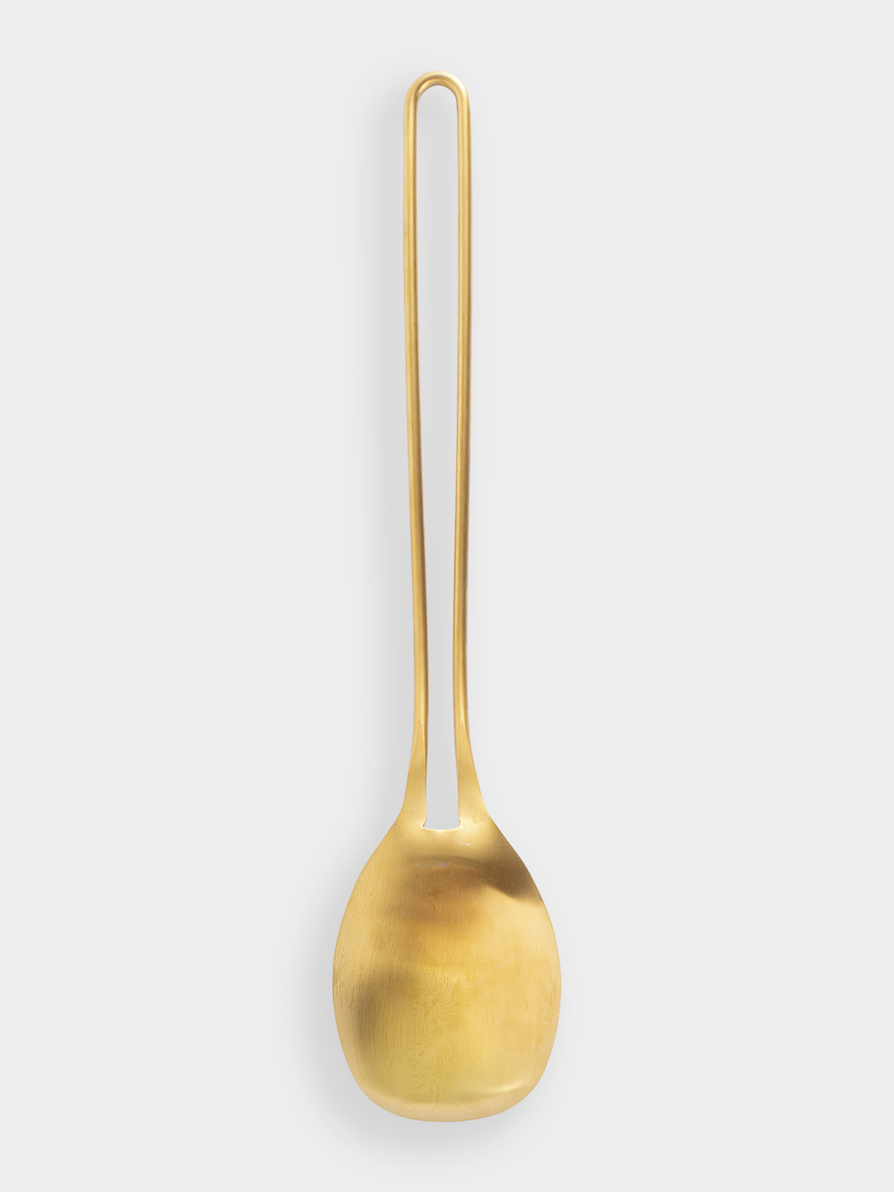 Ложка сервировочная, 37 см, сталь, золотистая, Device gold, image-1