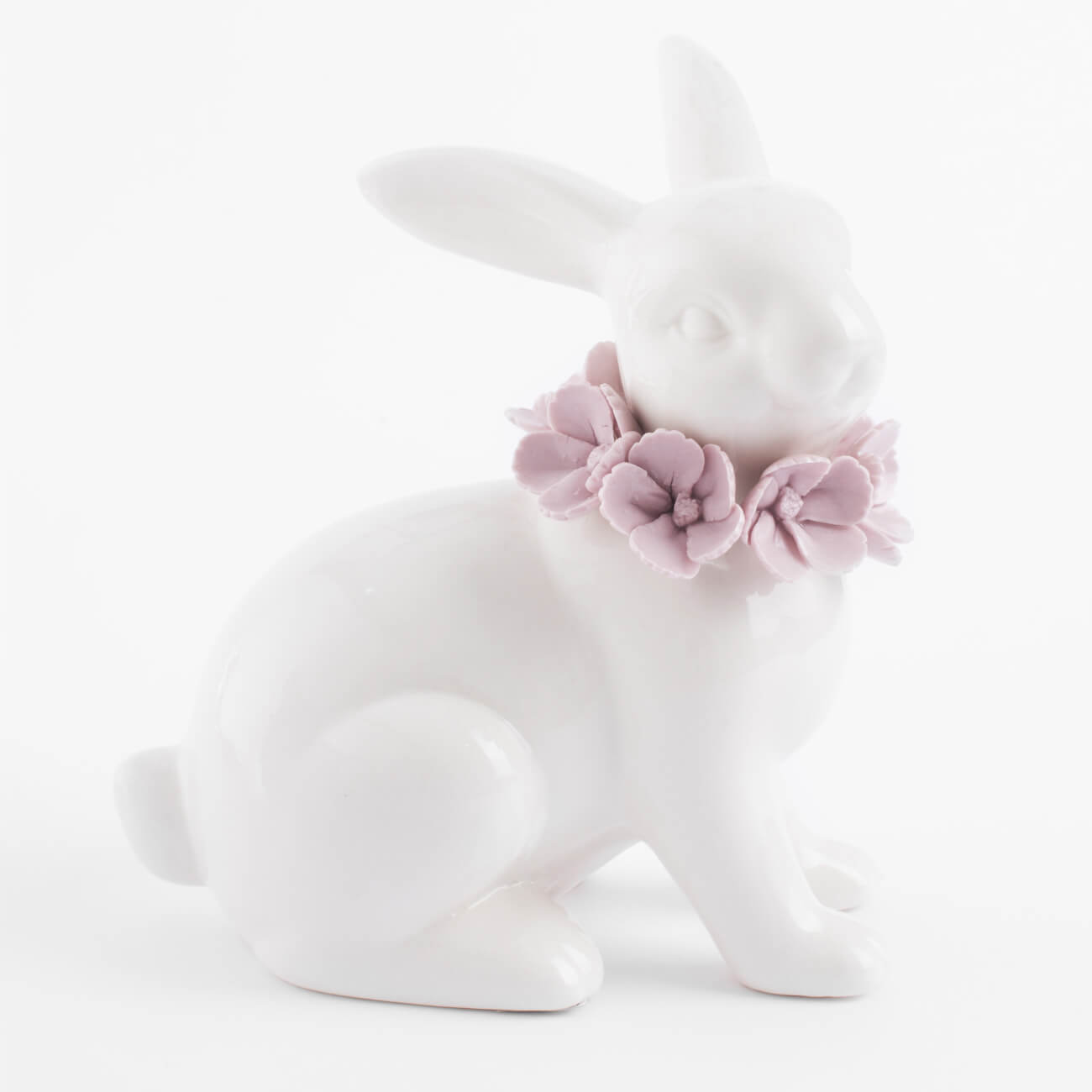 статуэтка 15 см фарфор porcelain белая кролик в ах pure easter Статуэтка, 15 см, фарфор Porcelain, белая, Кролик в цветах, Pure Easter