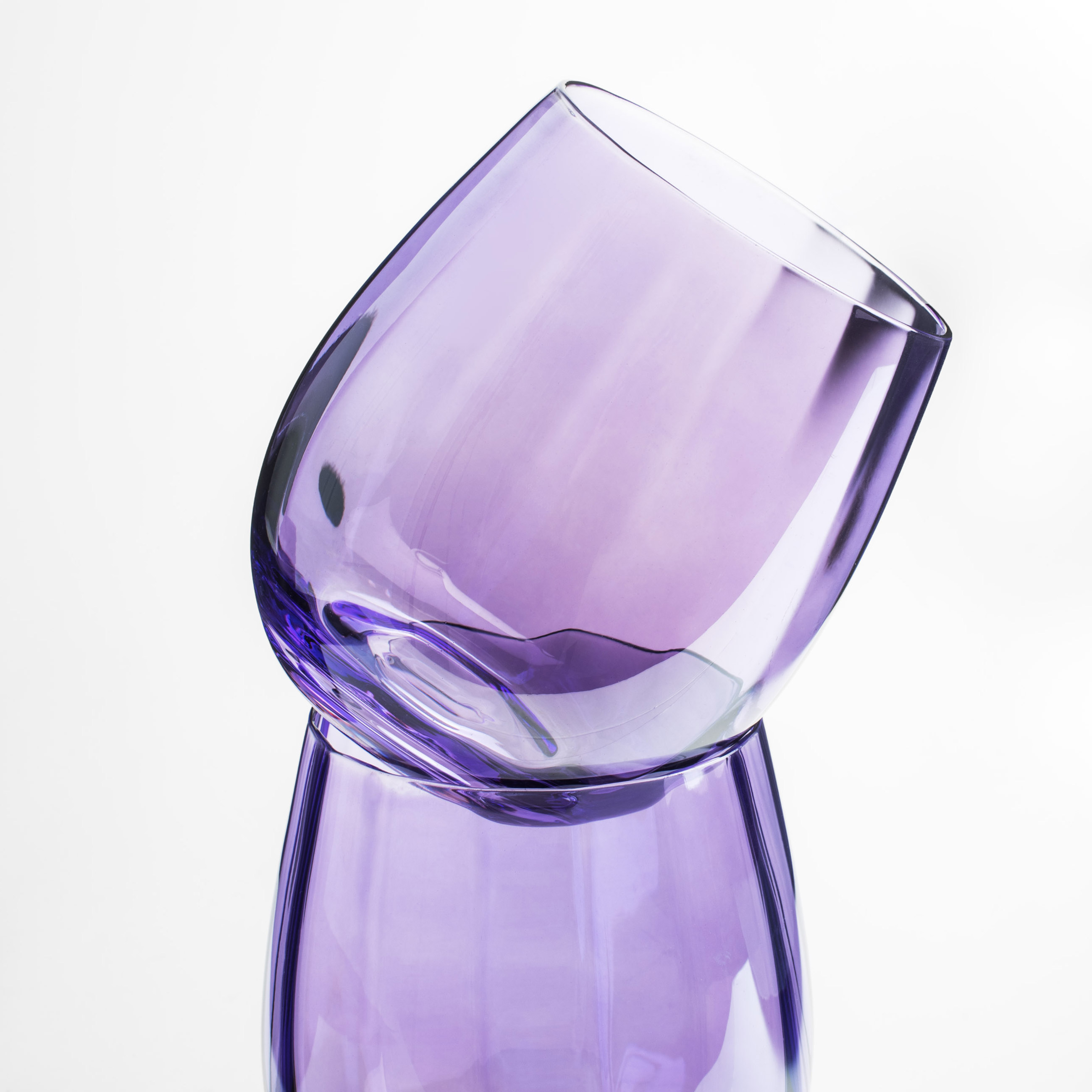 Стакан, 450 мл, 2 шт, стекло, фиолетовый, Filo R color изображение № 4