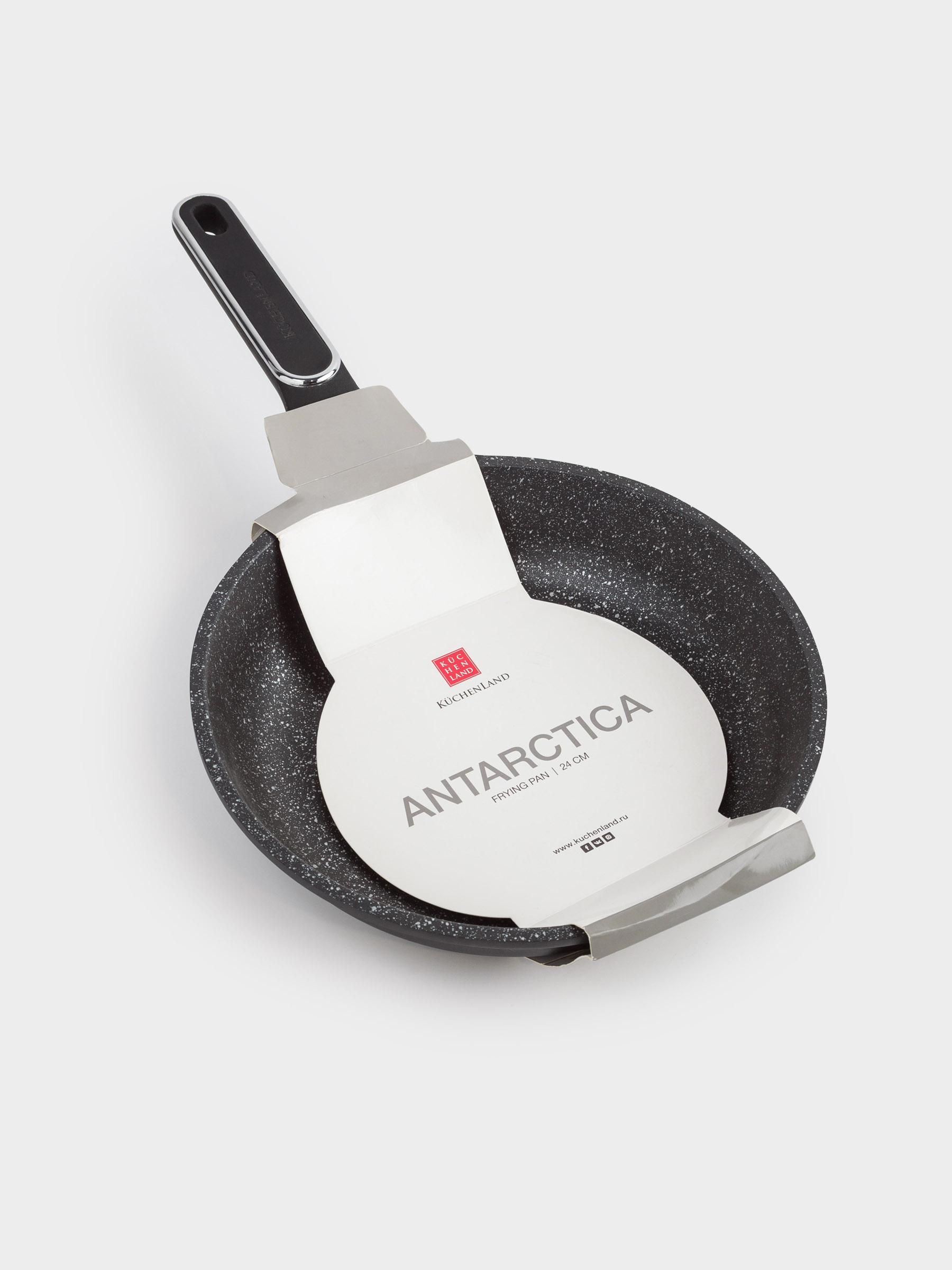 Сковорода, 24 см, с покрытием, алюминий, Saute, image-6