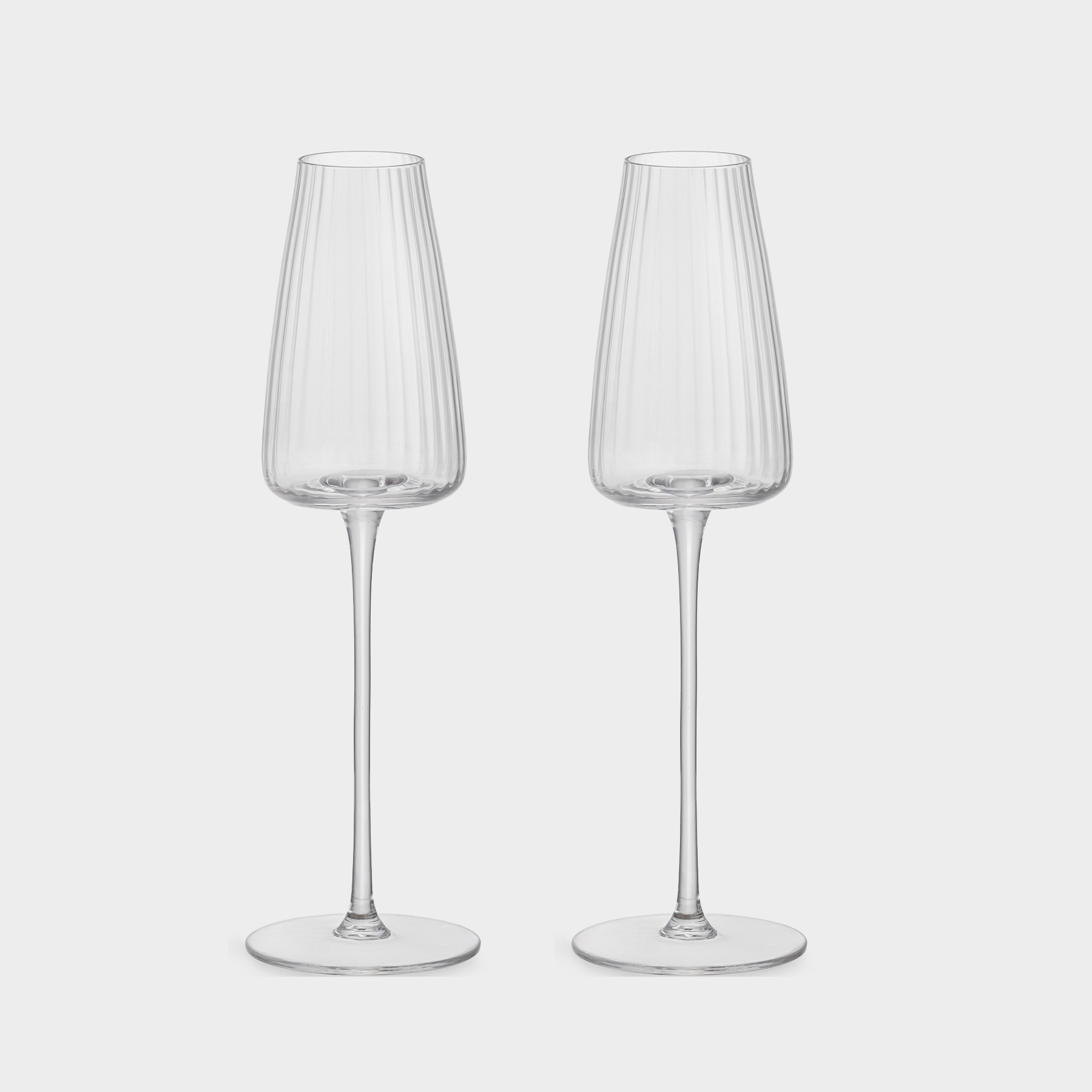 Бокал для шампанского 270 мл 2 шт кристальное стекло Sorento R 2890₽