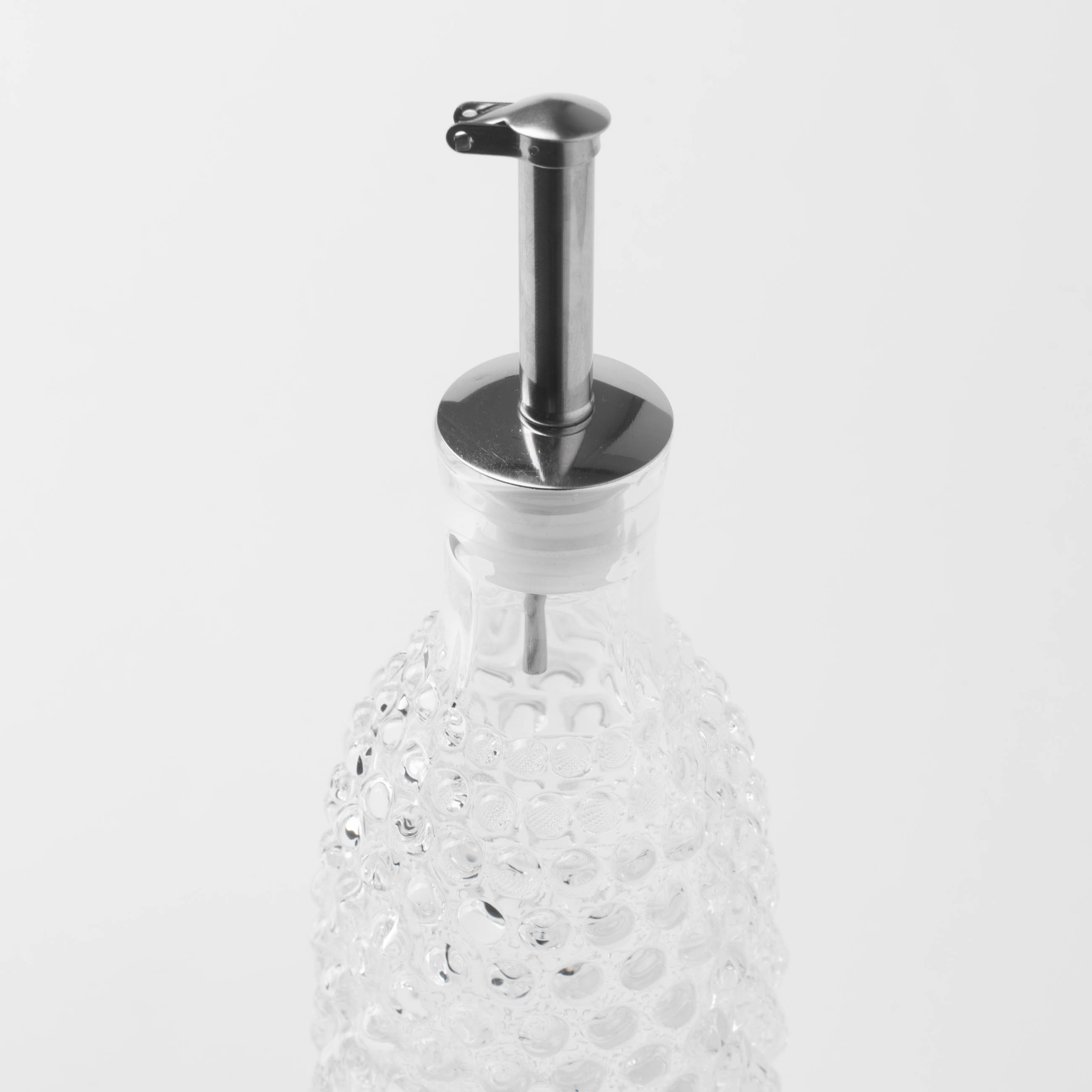 Бутылка для масла или уксуса, 250 мл, с дозатором, стекло Р/металл, Bubbly, image-1
