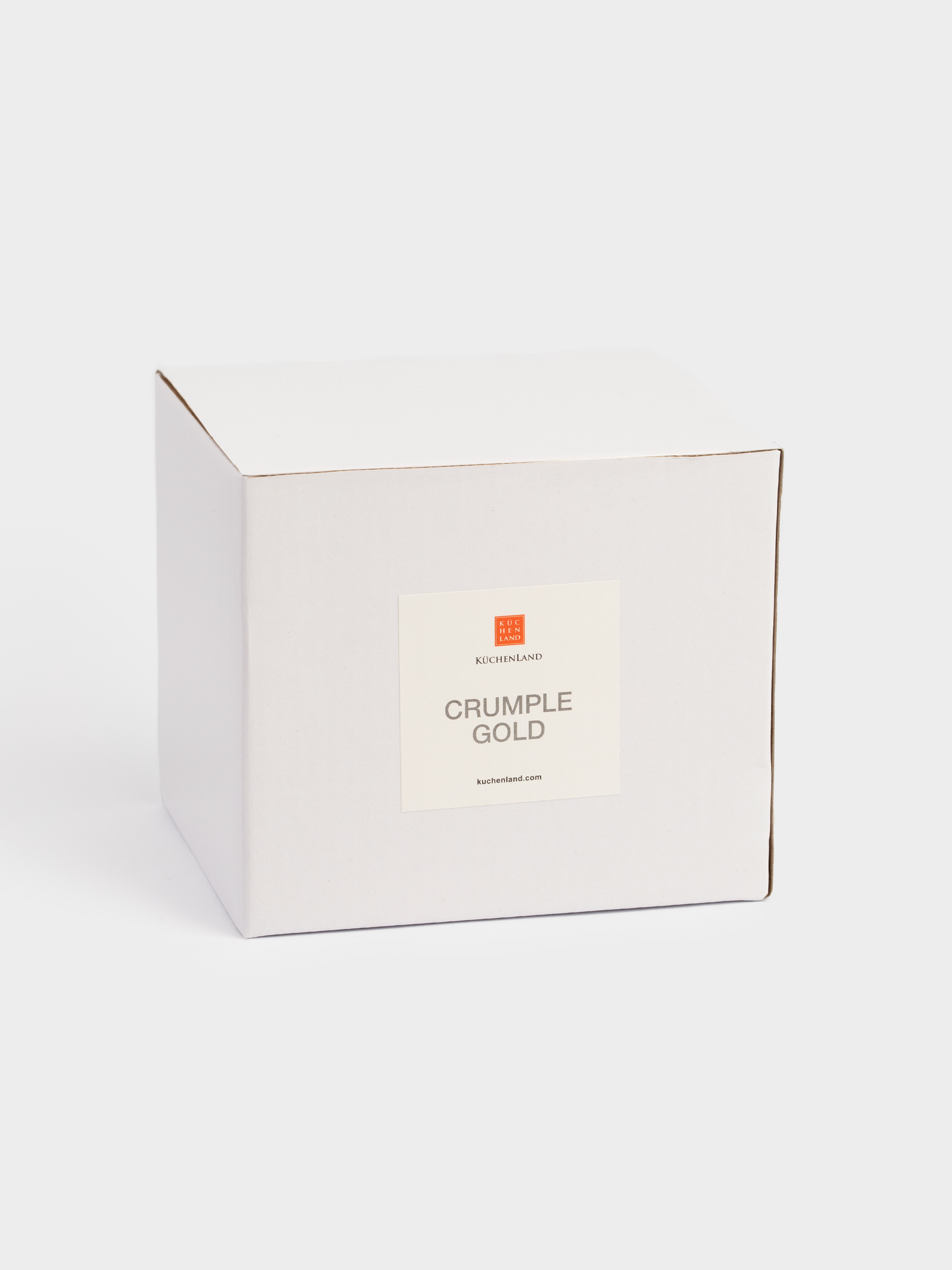 Кружка, 400 мл, фарфор P, с золотистым кантом, Волнистый край, Crumple gold, image-4