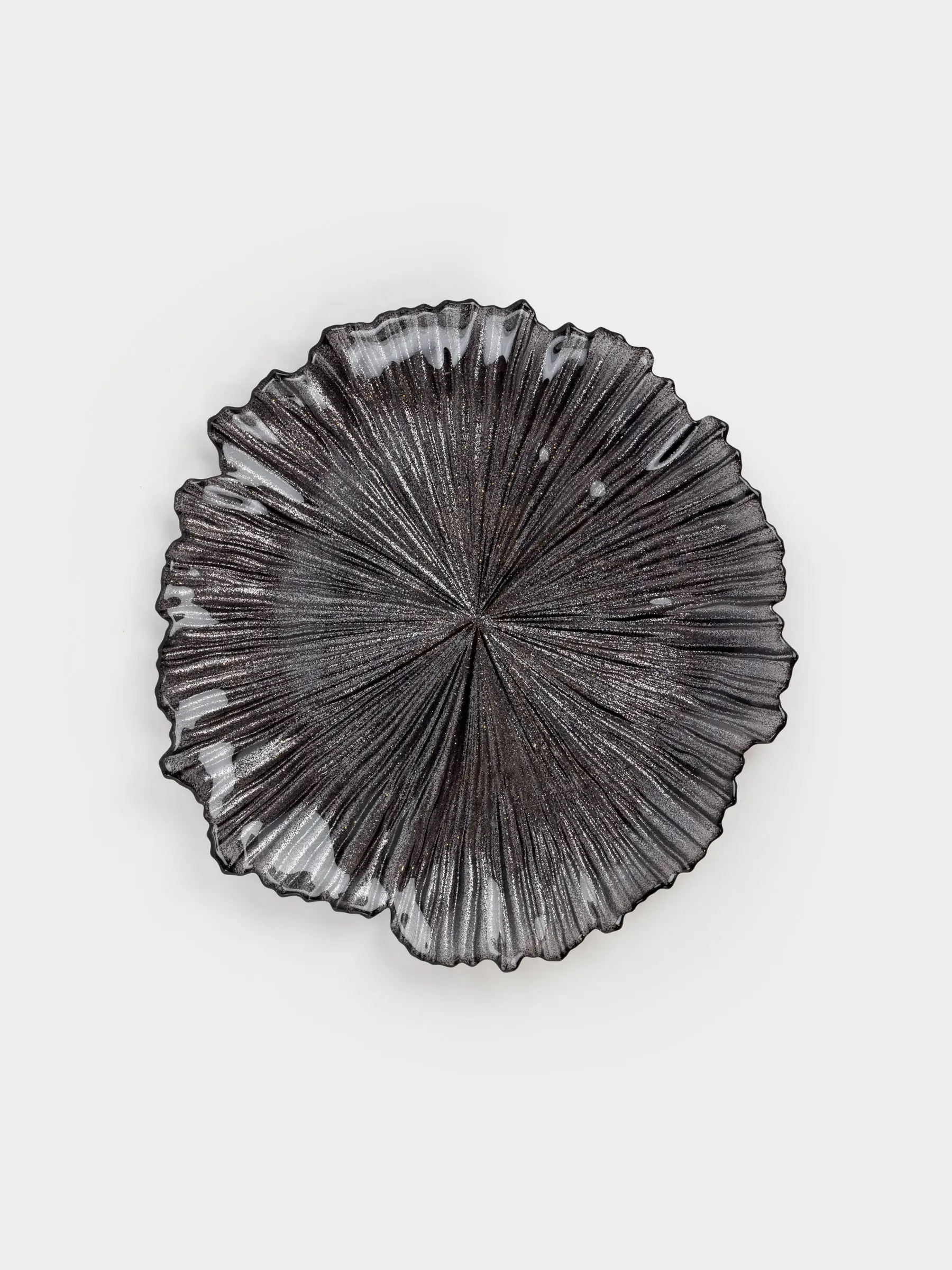 Тарелка обеденная, 28 см, стекло Р, серая, Verge, image-0