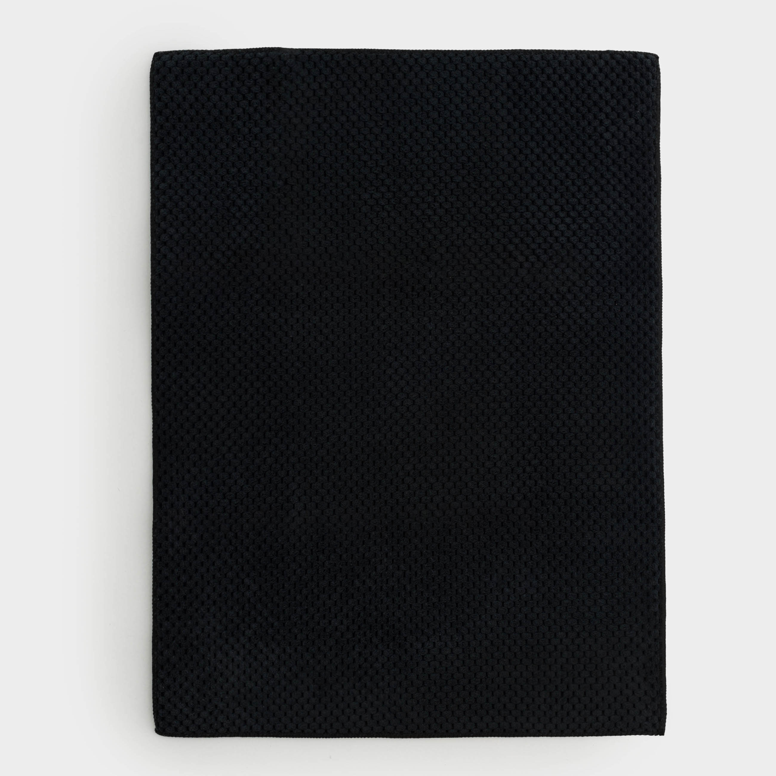 Коврик для сушки посуды, 51х38 см, микрофибра, черный, Black clean, image-1
