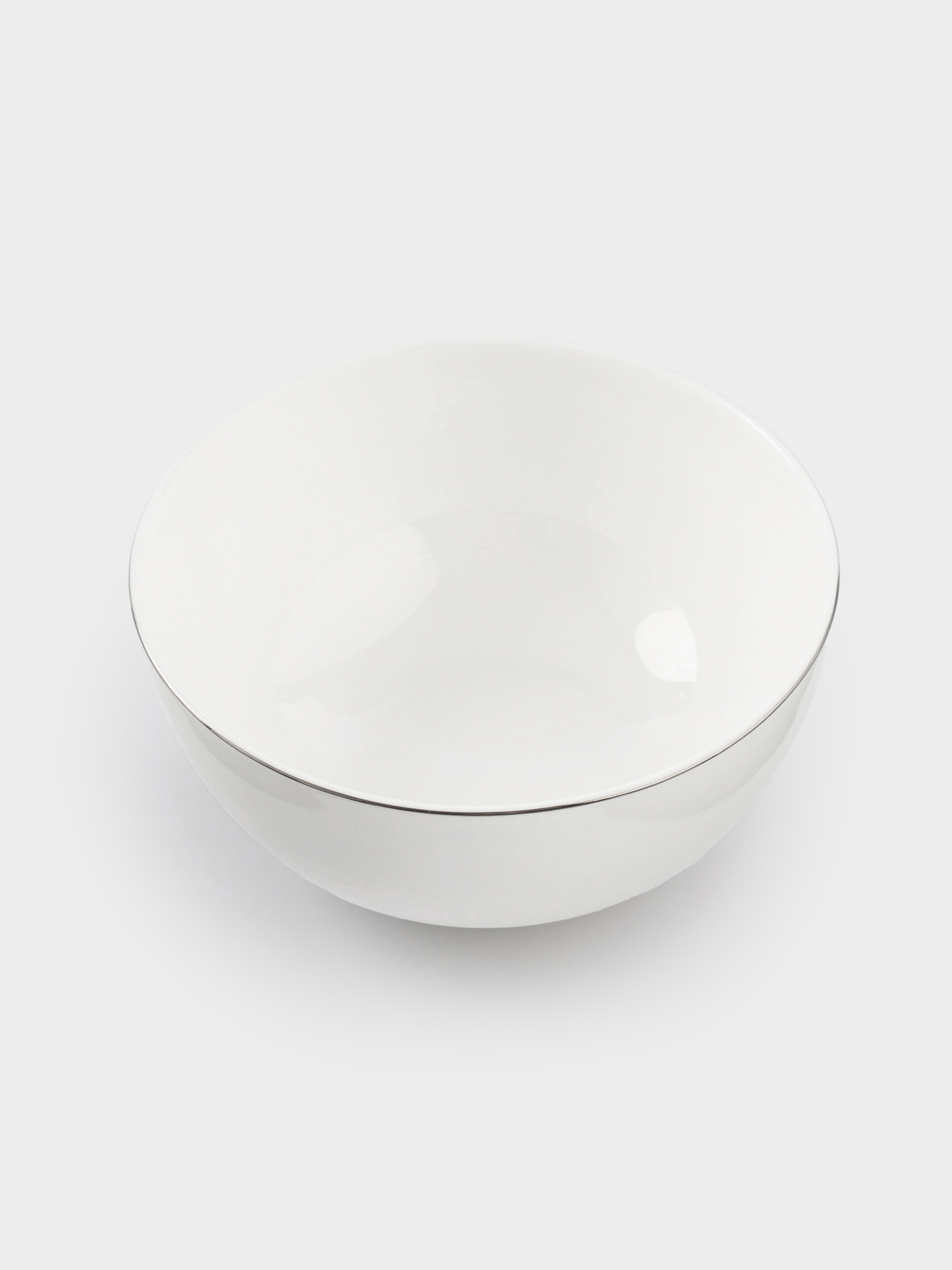 Салатник, 18х8 см, 1,2 л, фарфор F, белый, Ideal silver, image-3