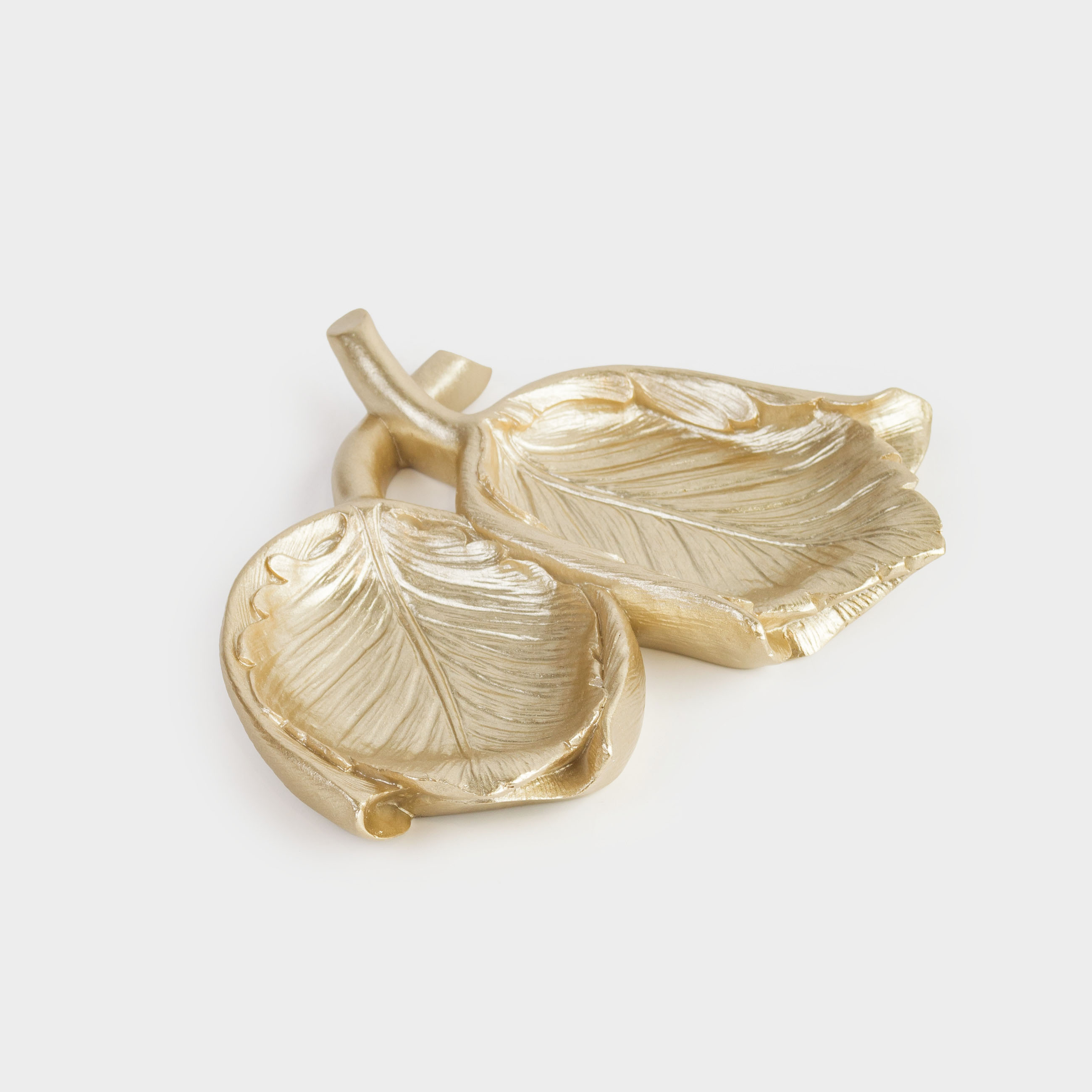 Блюдо декоративное, 18х16 см, полирезин, золотистое, Тюльпаны, Fantastic gold, image-3