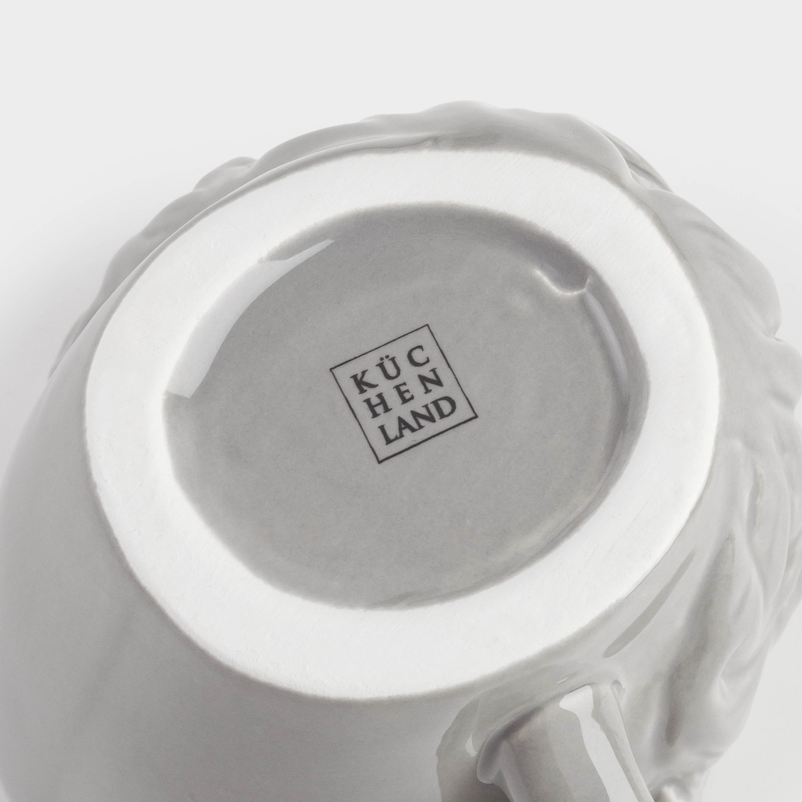 Кружка, 450 мл, керамика, серая, Мужчина с бородой, Brutal, image-3