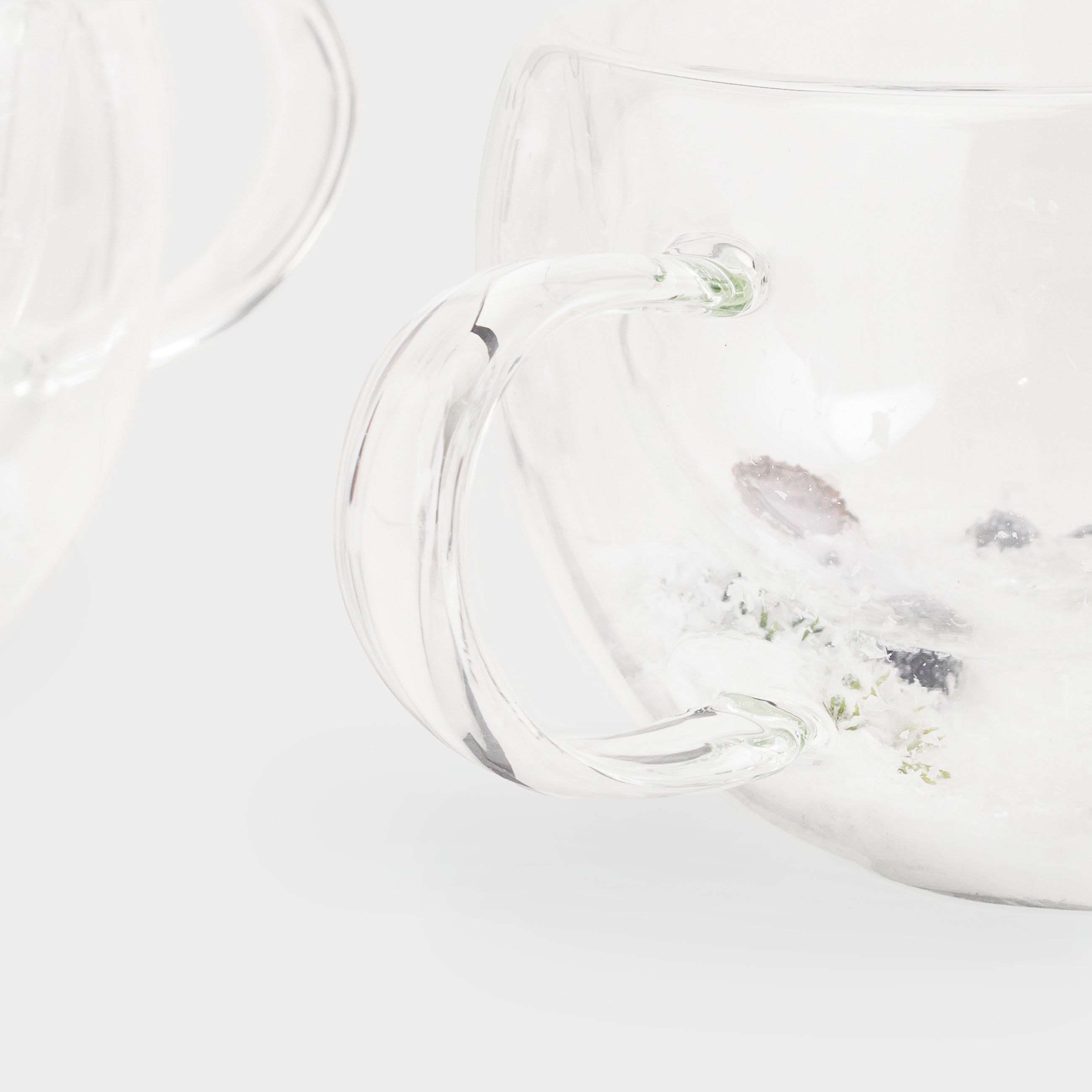 Кружка, 280 мл, 2 шт, стекло Б, с еловыми ветками, шишками и ягодами внутри, Air decor, image-4