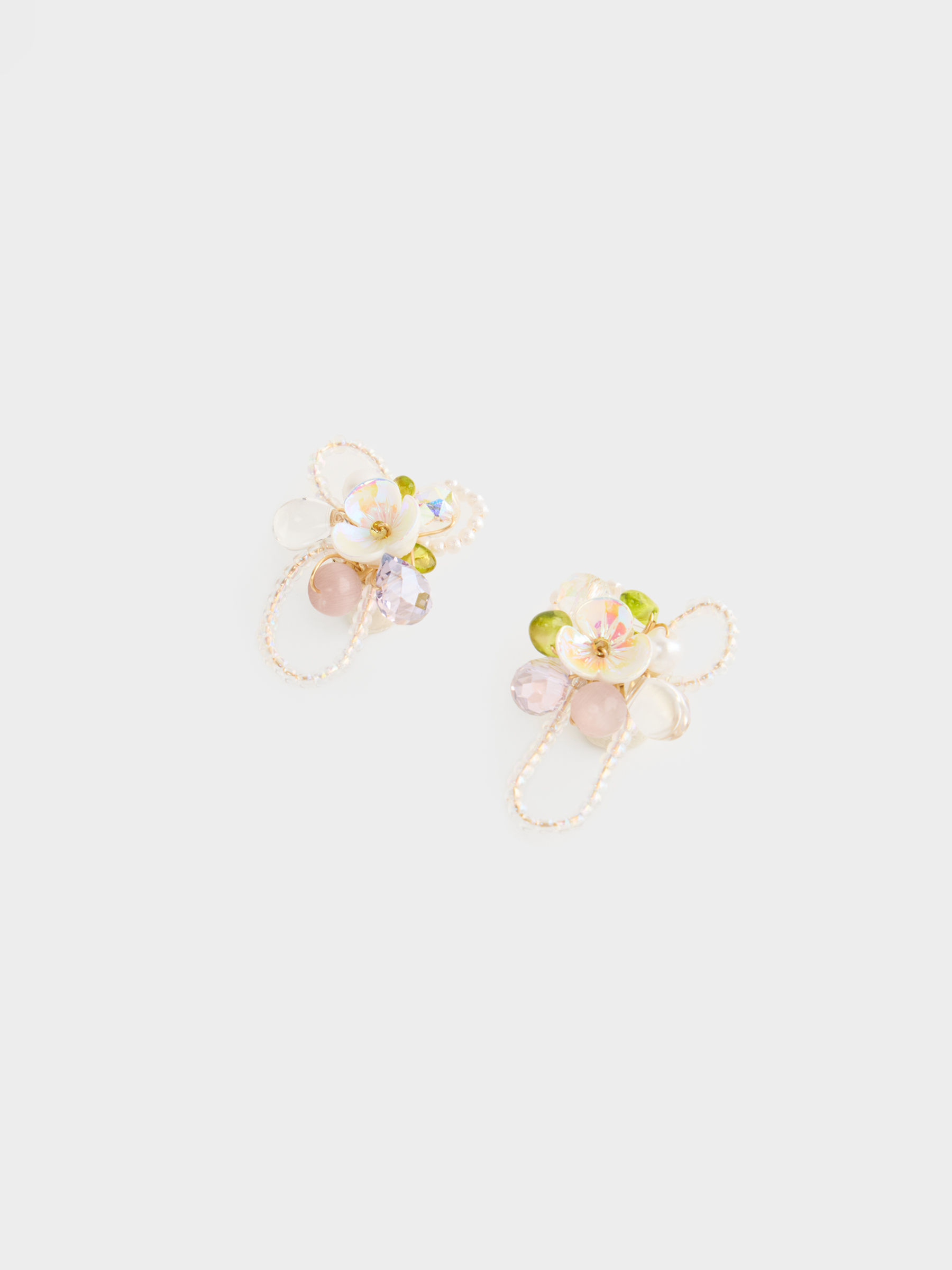 Серьги-пусеты, Pearl color, image-1