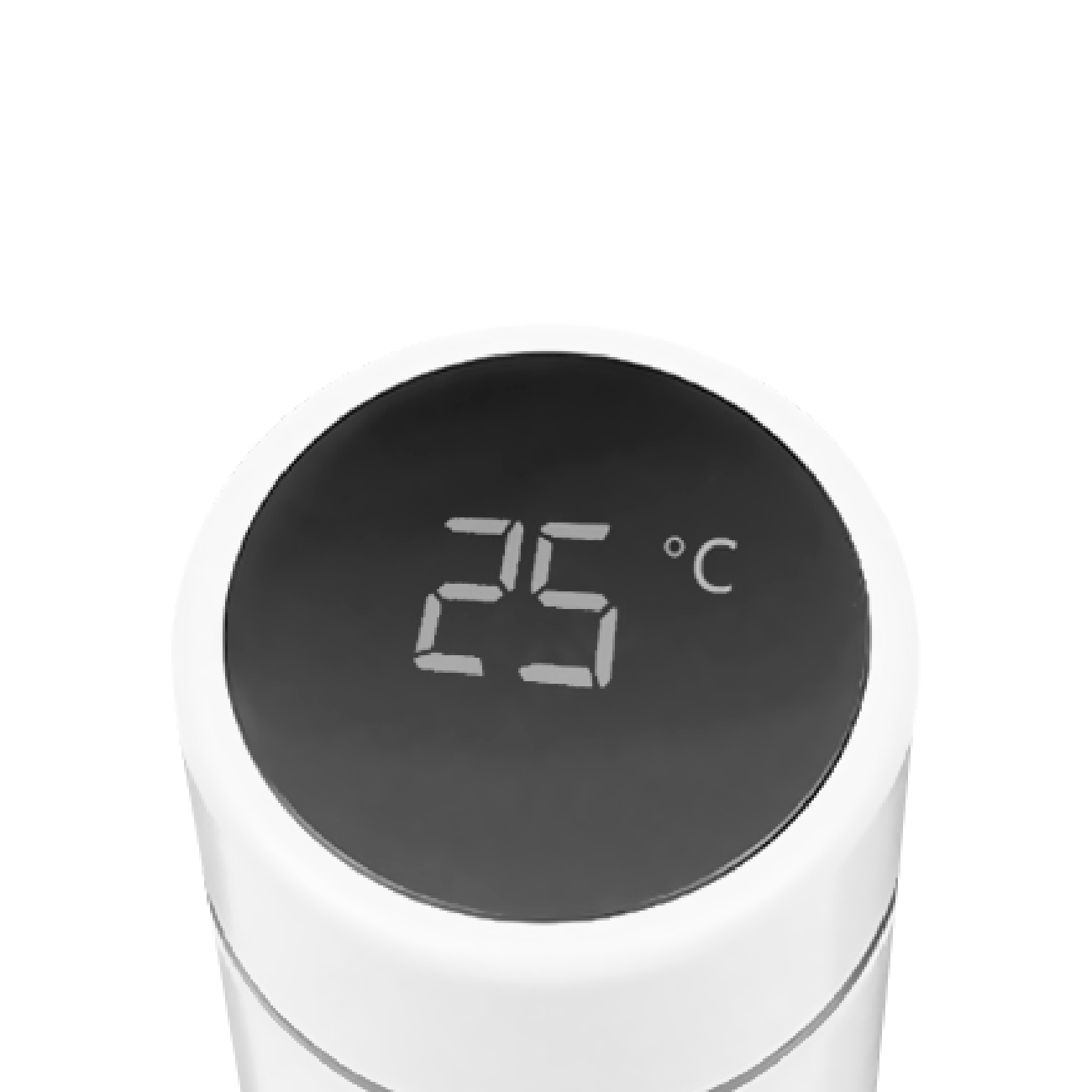 Термос, 500 мл, с термометром, сталь/пластик, белый, Celsius изображение № 5