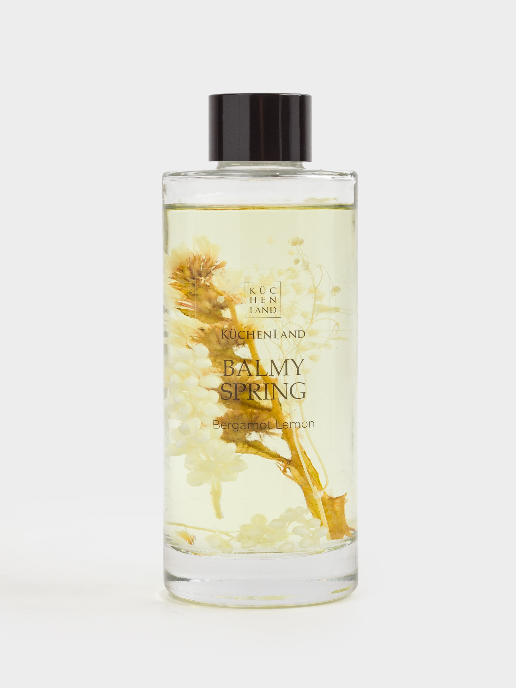 Ароматический диффузор, 180 мл, с сухоцветами, Bergamot Lemon, Balmy spring, image-2