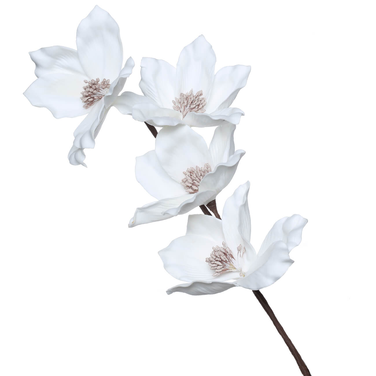 

Ветка декоративная, 83 см, полиэтилен, Магнолия белая, Gorgeous flower