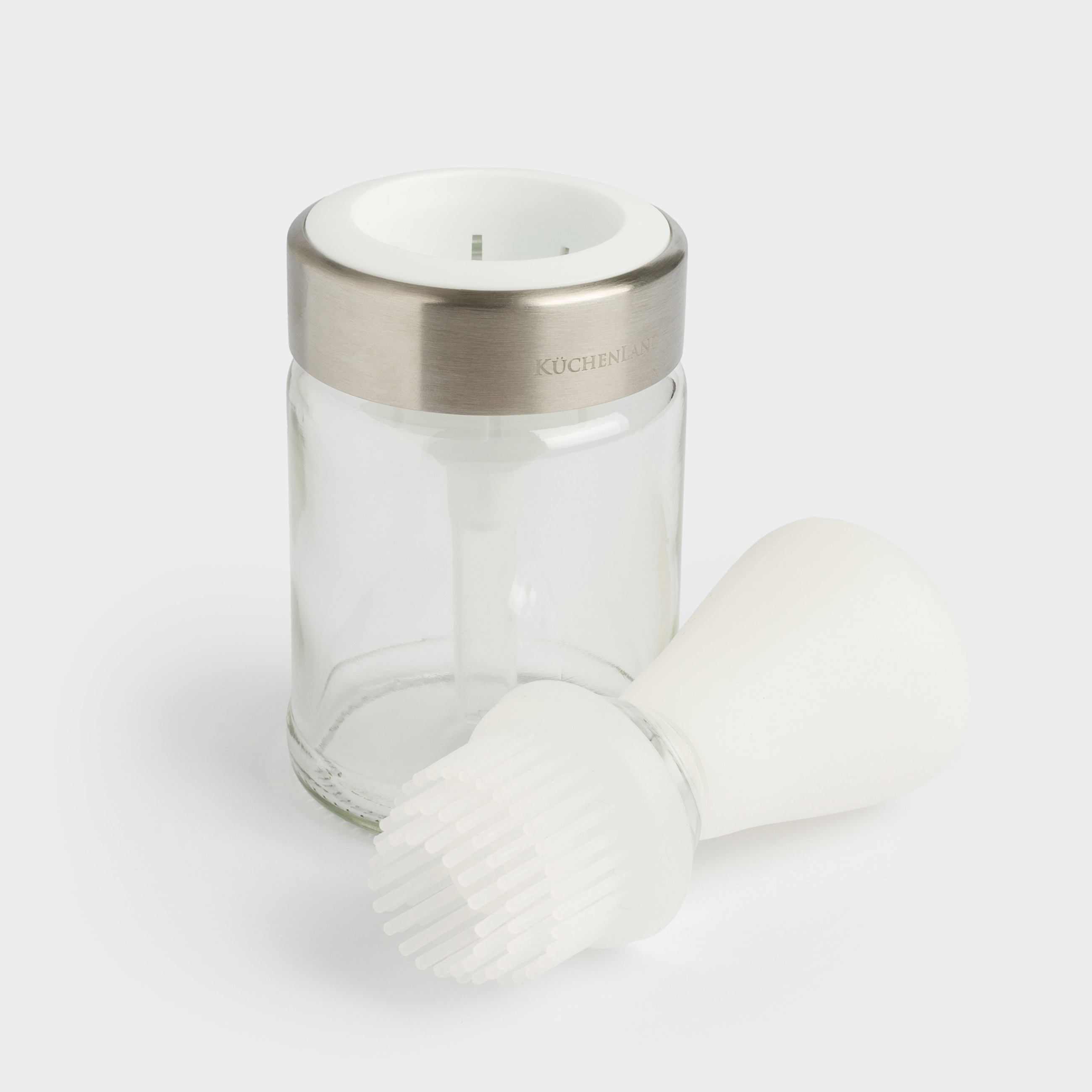 Контейнер для масла, 100 мл, с кисточкой, стекло/силикон, Comfort light, image-2