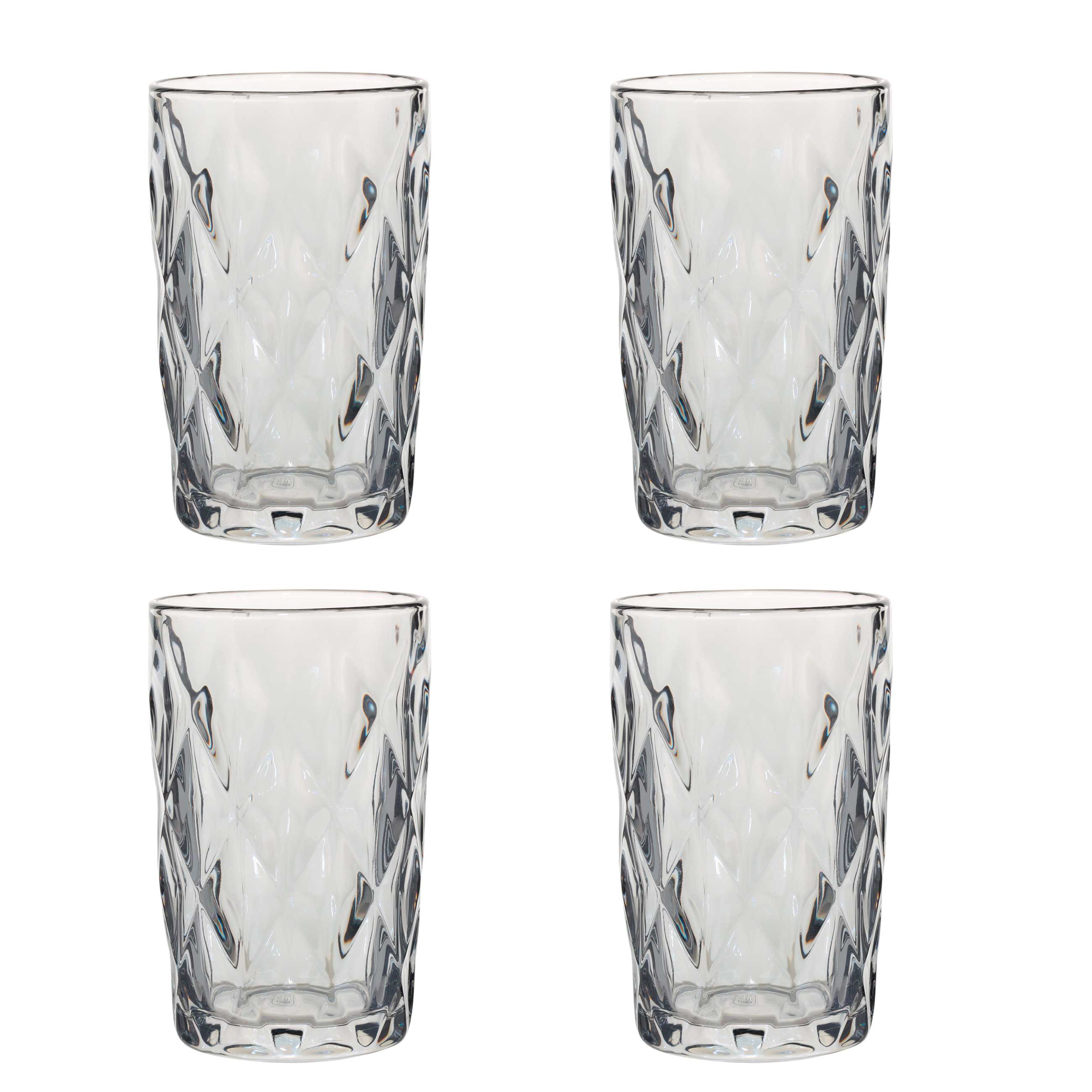 Набор для напитков, 4 перс, 5 пр, на подставке, стекло Р/металл, серый, Rhomb color изображение № 5