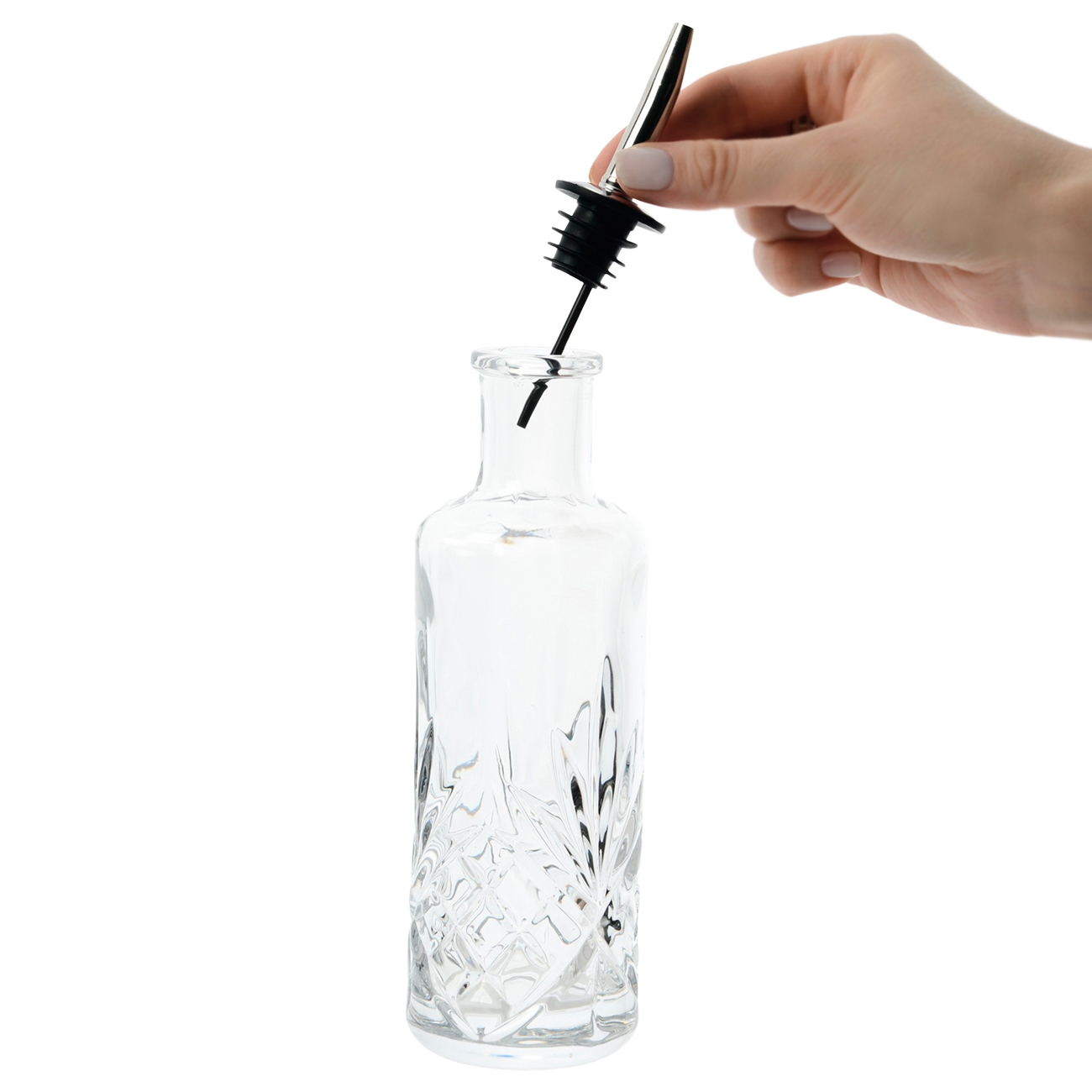 Бутылка для масла или уксуса, 250 мл, с дозатором, стекло Р/сталь, Sabal изображение № 2