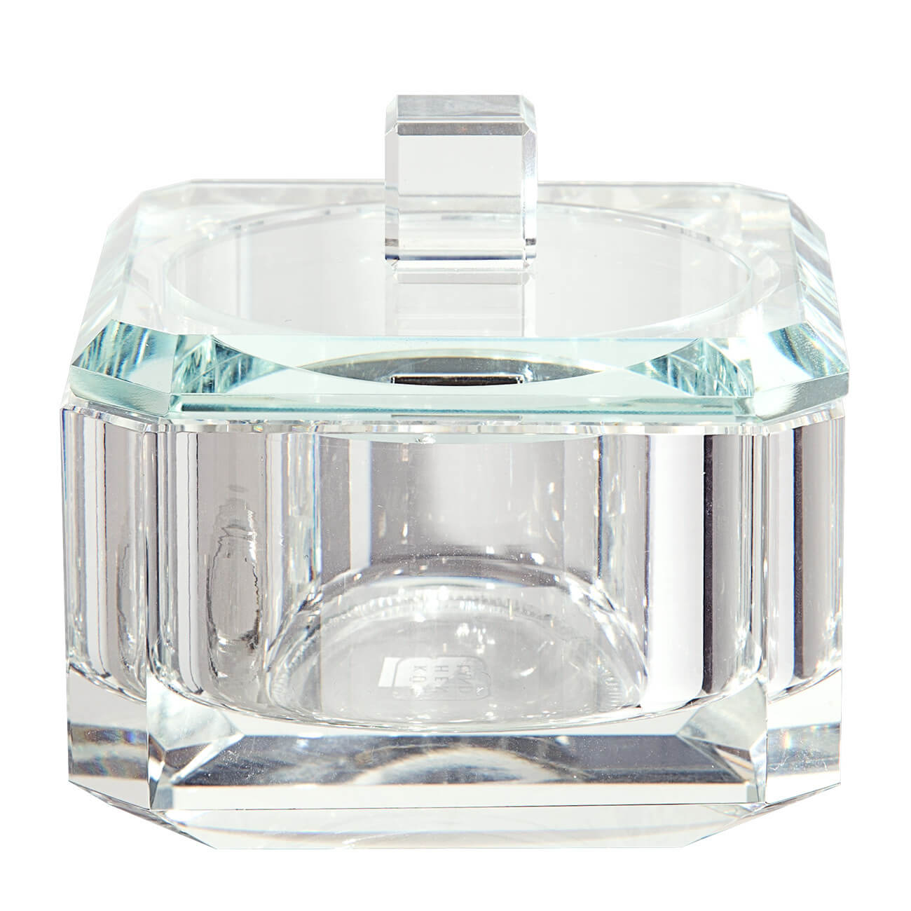 

Шкатулка для ванной, 10х10 см, стекло, квадратная, Shower Crystal Glance