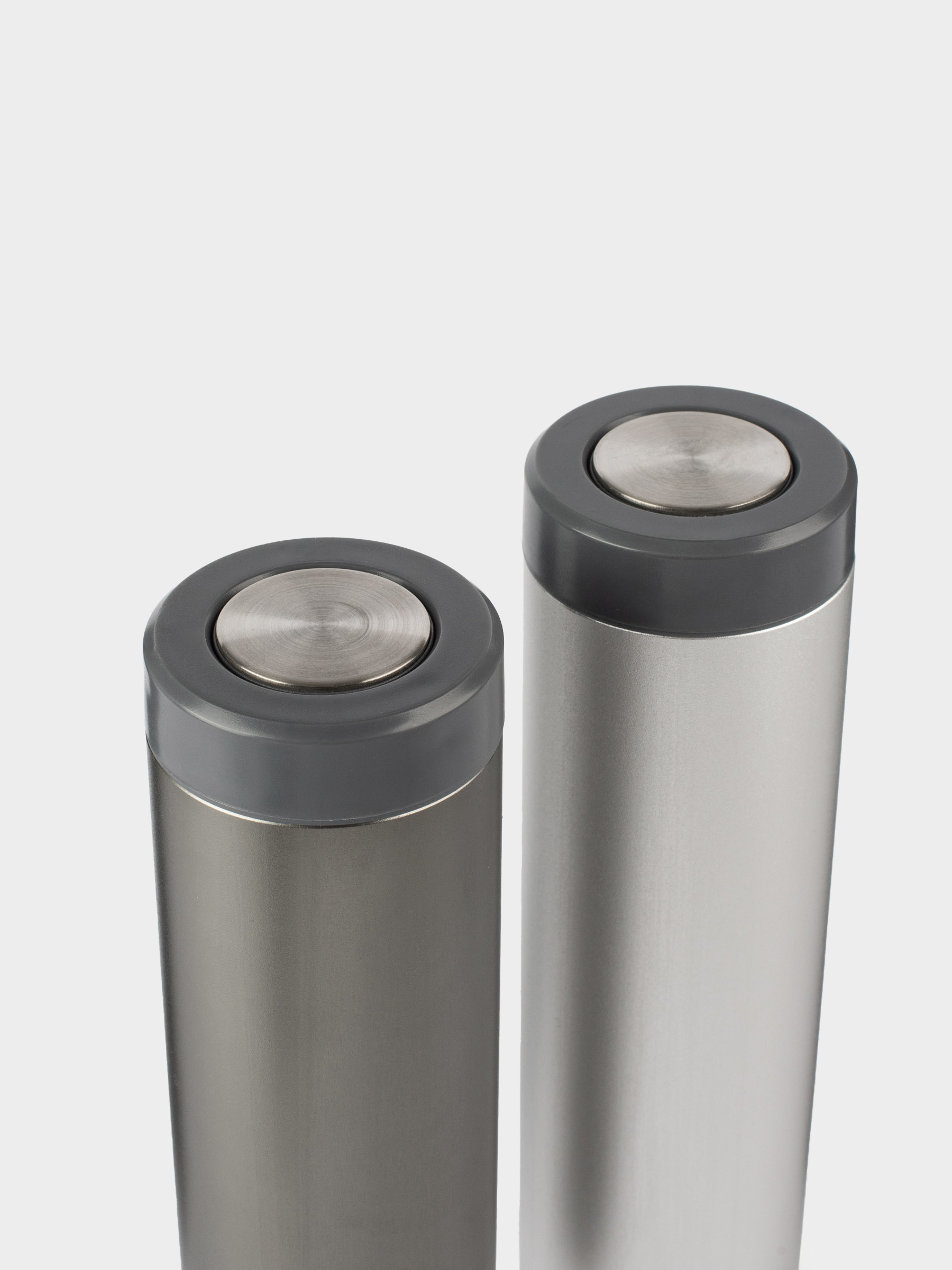 Мельница для специй, 22 см, 2 шт, электрическая, металл/пластик, LED B, серая, Piquant, image-3