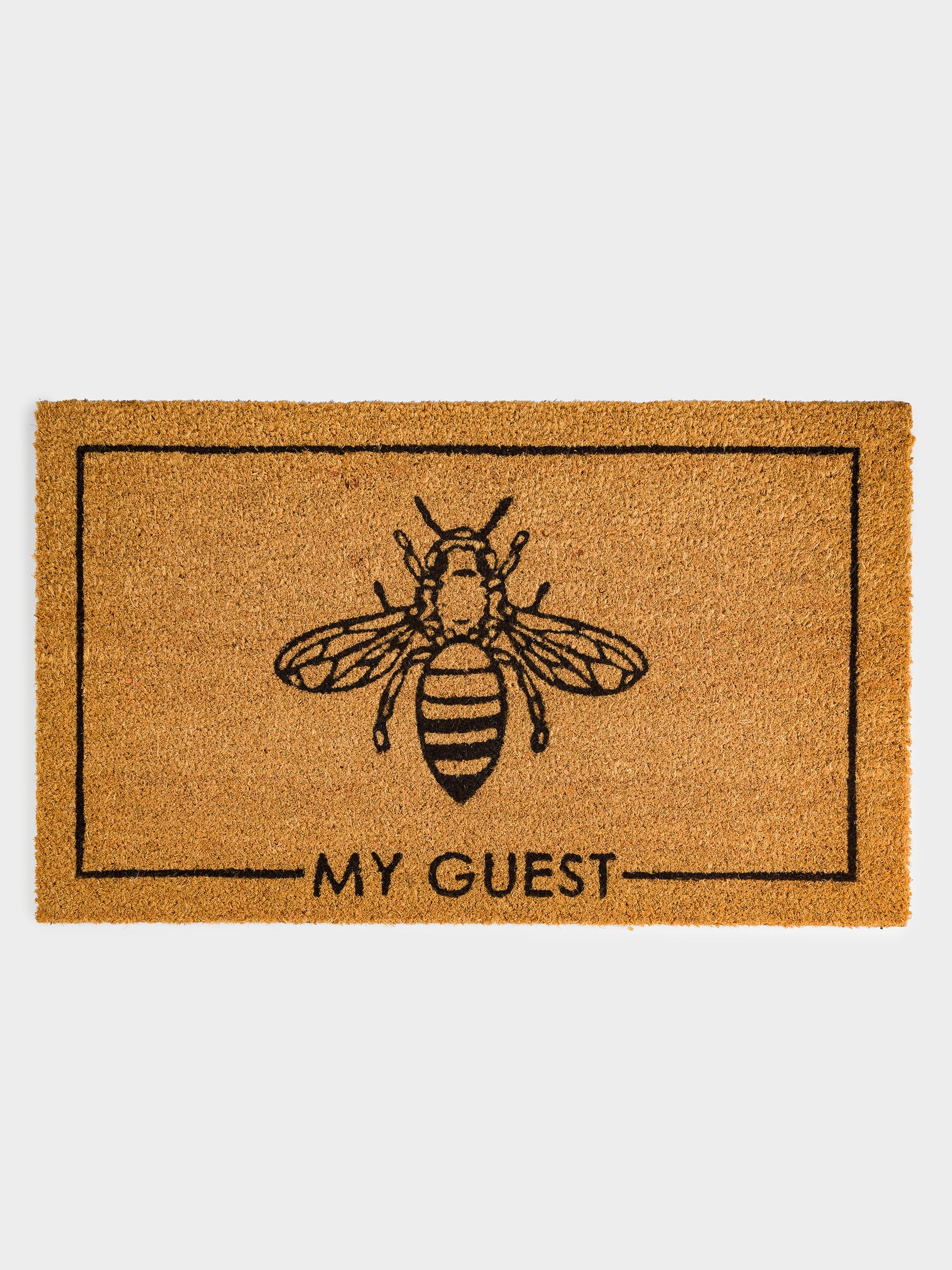 Коврик придверный, 45x75 см, кокос, бежевый, My guest, Honey, image-0