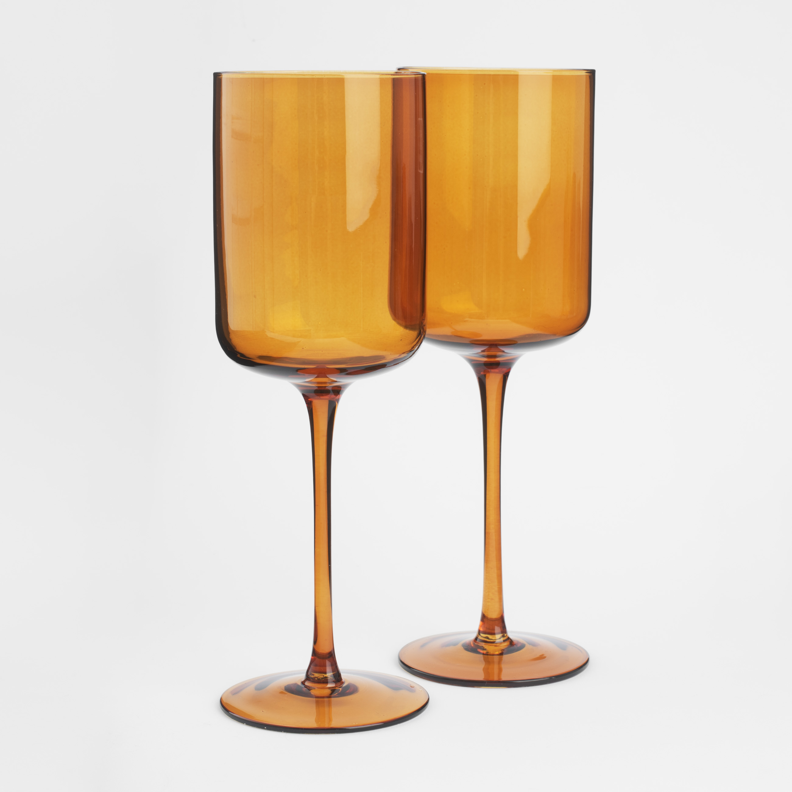 Бокал для вина, 360 мл, 2 шт, стекло, янтарный, Clear color изображение № 3