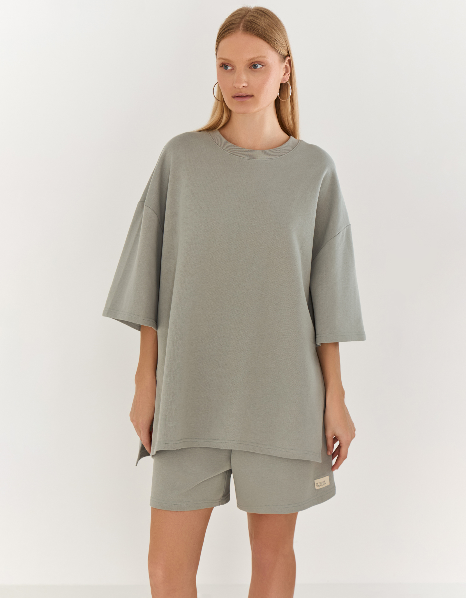 Шорты женские, р. XL, хлопок, хаки, Leonila