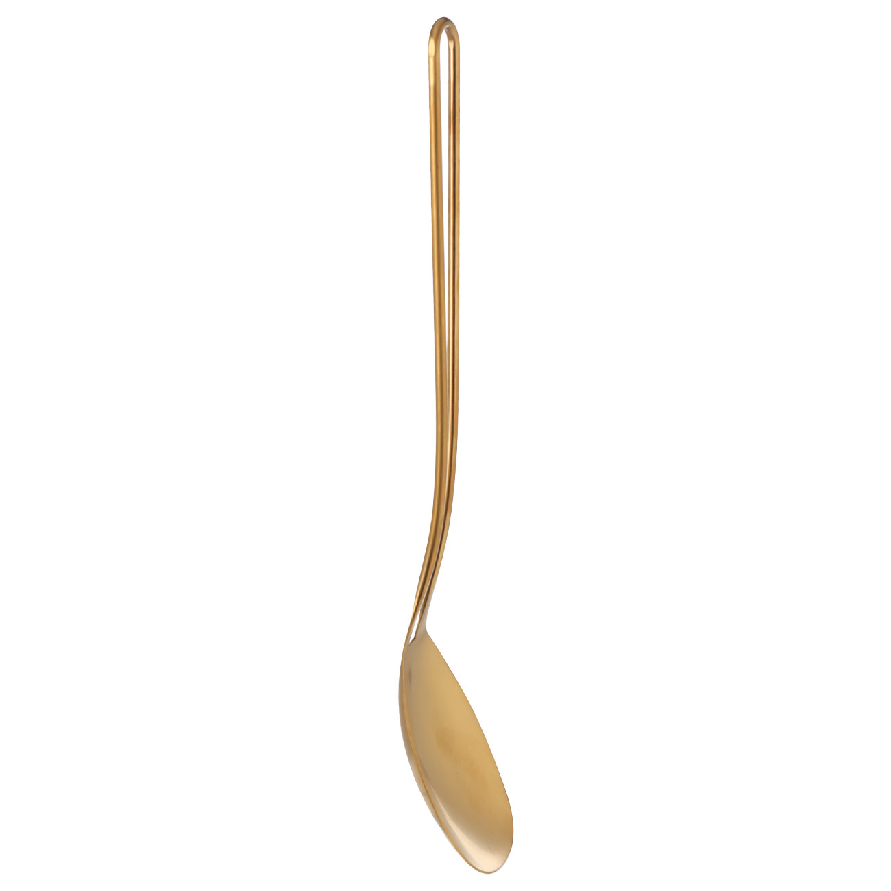 Ложка сервировочная, 37 см, сталь, золотистая, Device gold, image-1