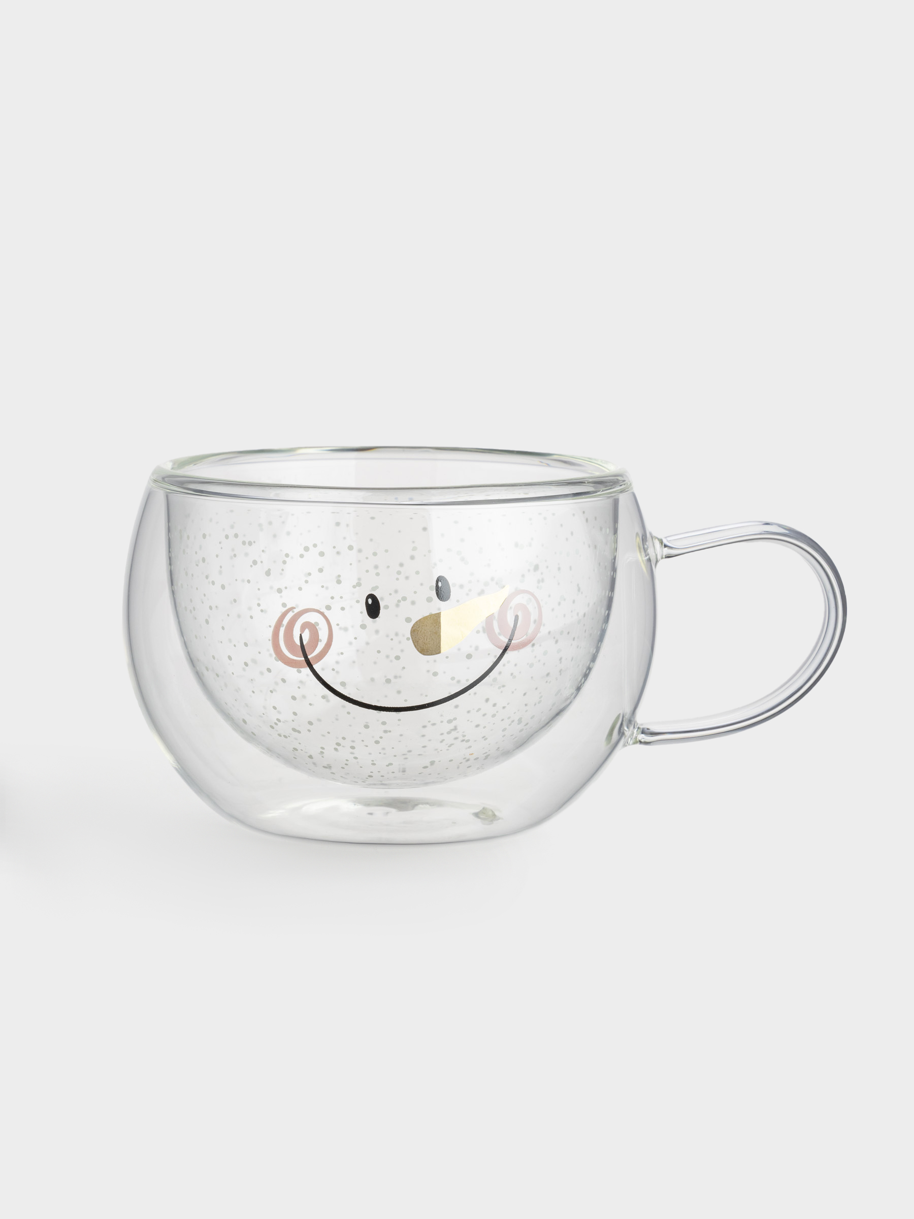 Кружка, 270 мл, 2 шт, стекло Б, перламутр, Снеговик, Air polar, image-4