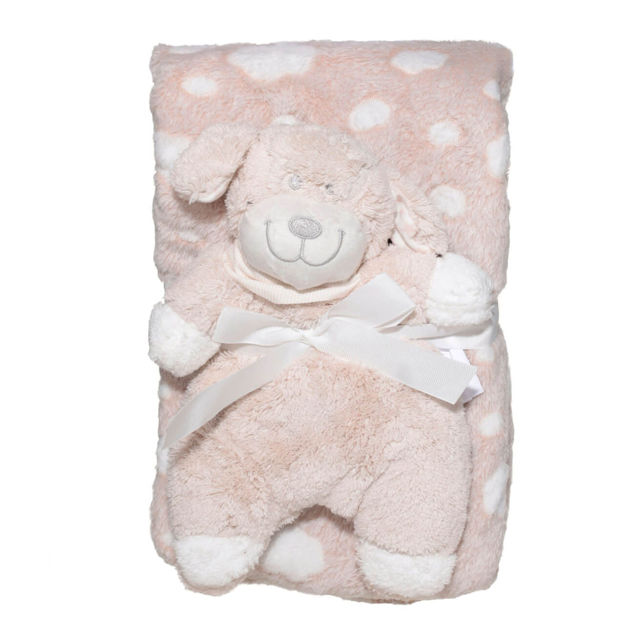 

Плед с игрушкой, 75х100 см, флис/плюш, Собака, Plush animals