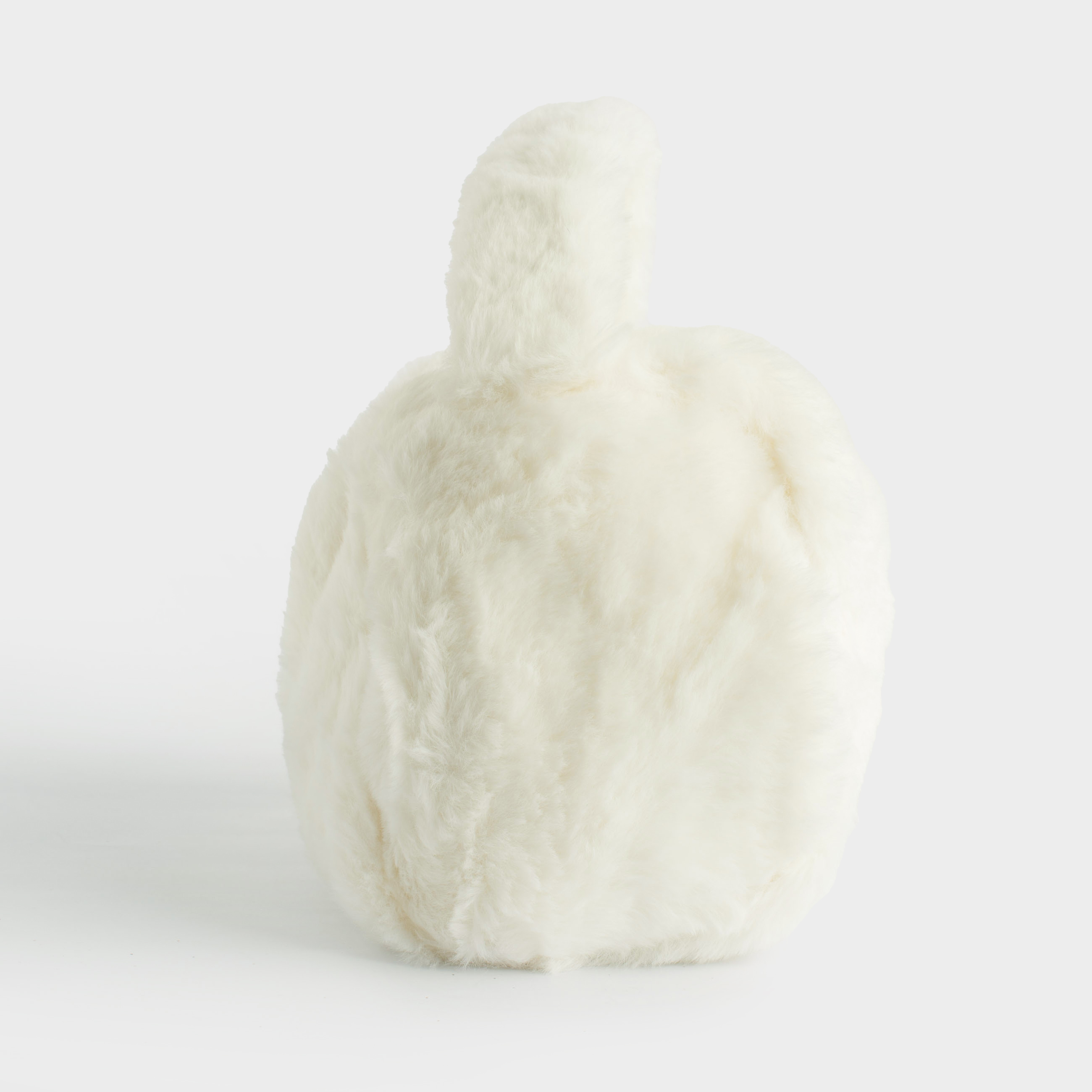Косметичка, 19х21 см, с ручкой, полиэстер, молочная, Beauty plush, image-3
