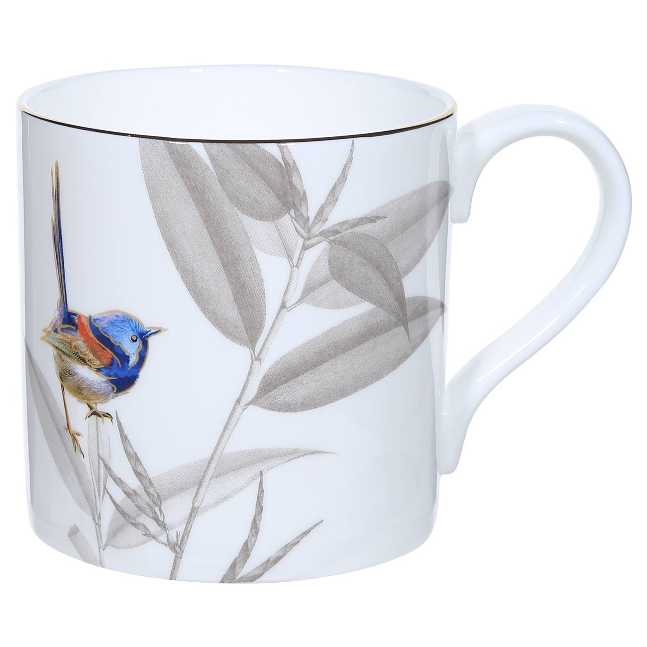 

Кружка, 380 мл, фарфор F, белая, Колибри Сильф, Paradise bird