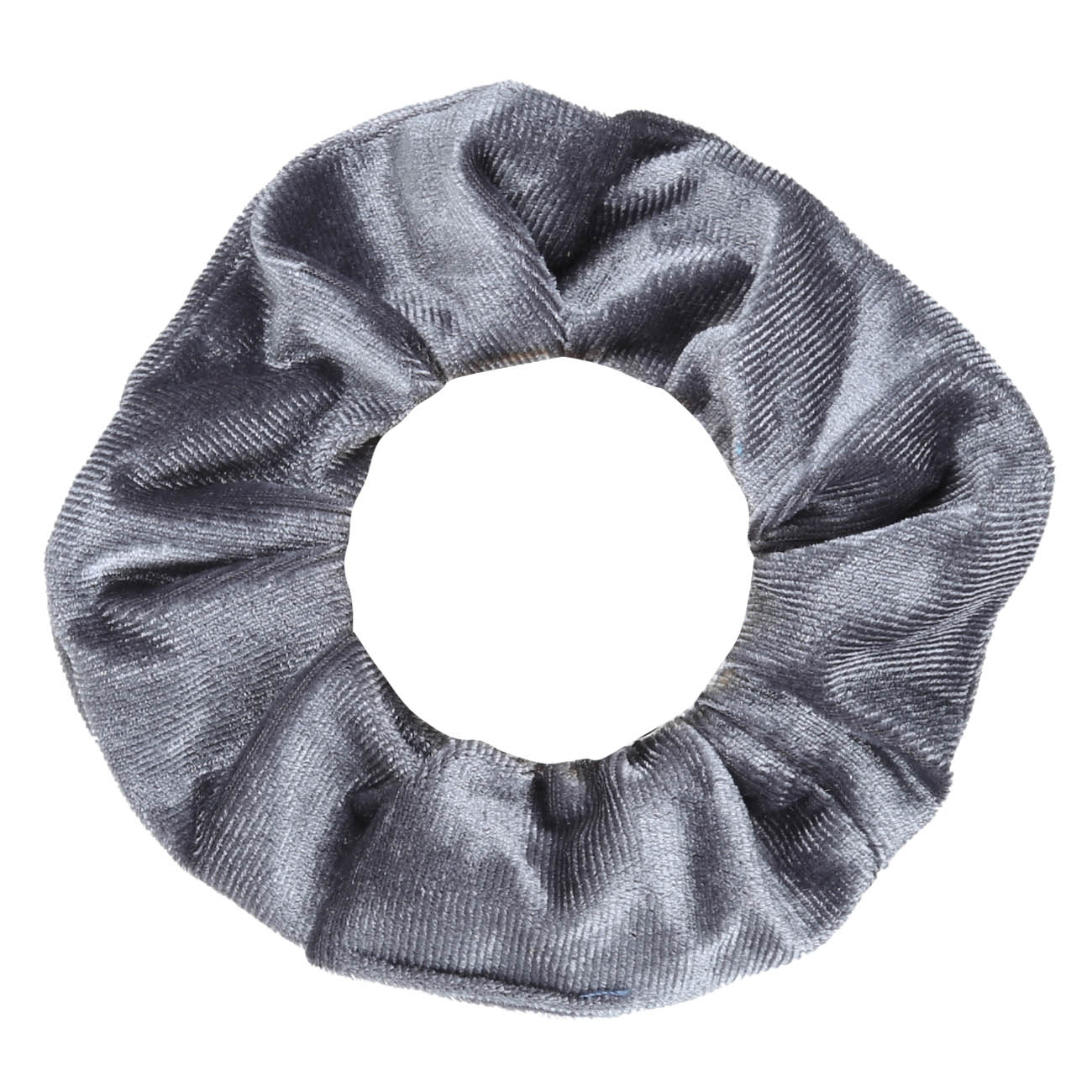 

Резинка для волос, 4 см, бархат, серая, Мисс, Hair velvet