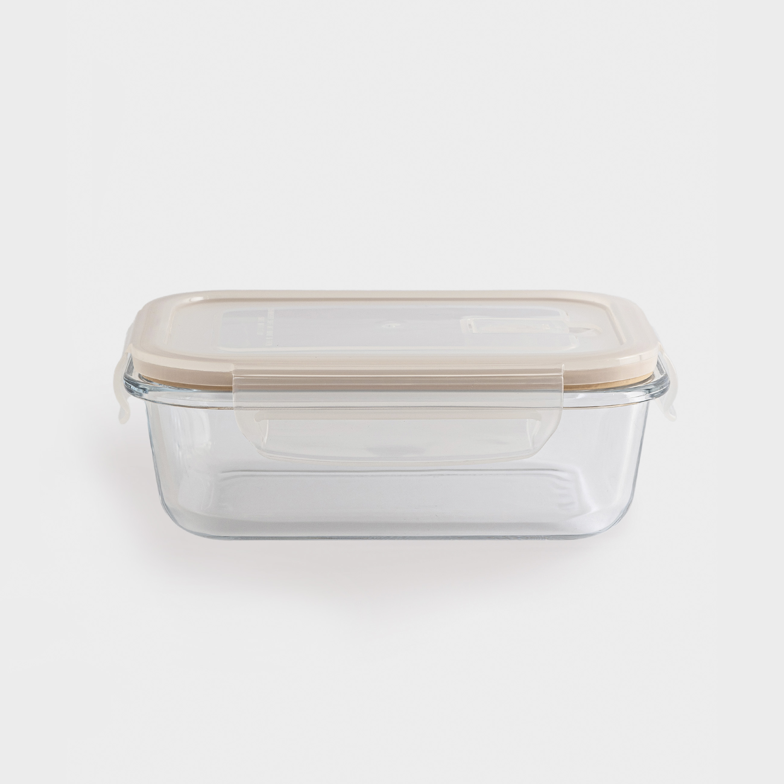 Kuchenland Контейнер 640 мл с клипсами с клапаном стекло Тпластик прямоугольный Soft kitchen 799₽