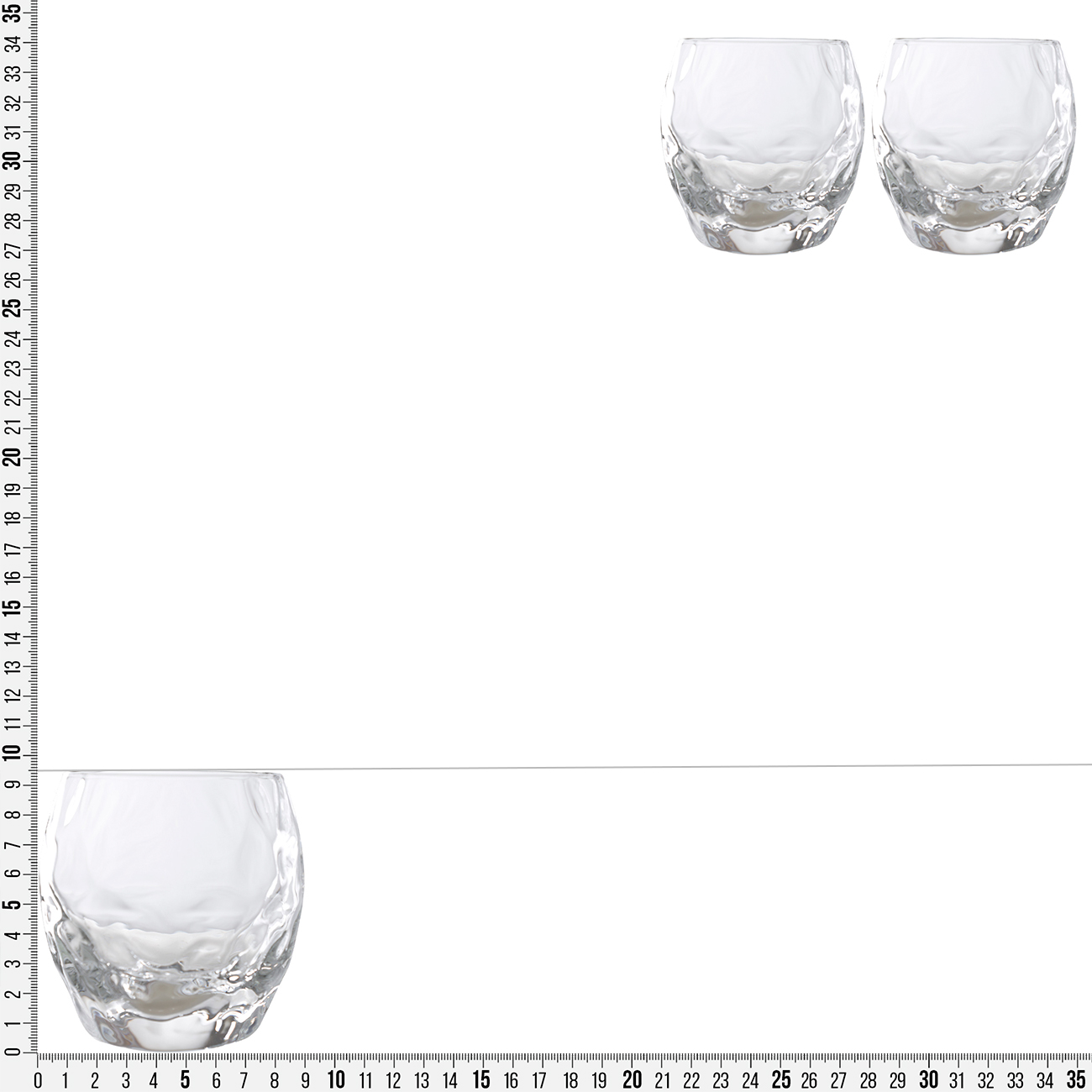 Стакан для виски, 350 мл, 2 шт, стекло Р, Concave изображение № 3