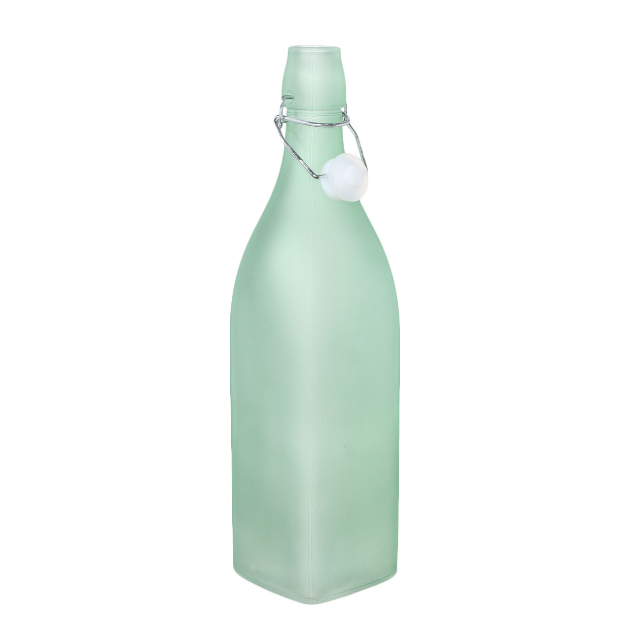 Бутылка для масла или уксуса, 500 мл, с клипсой, стекло/металл, зеленая, Light kitchen