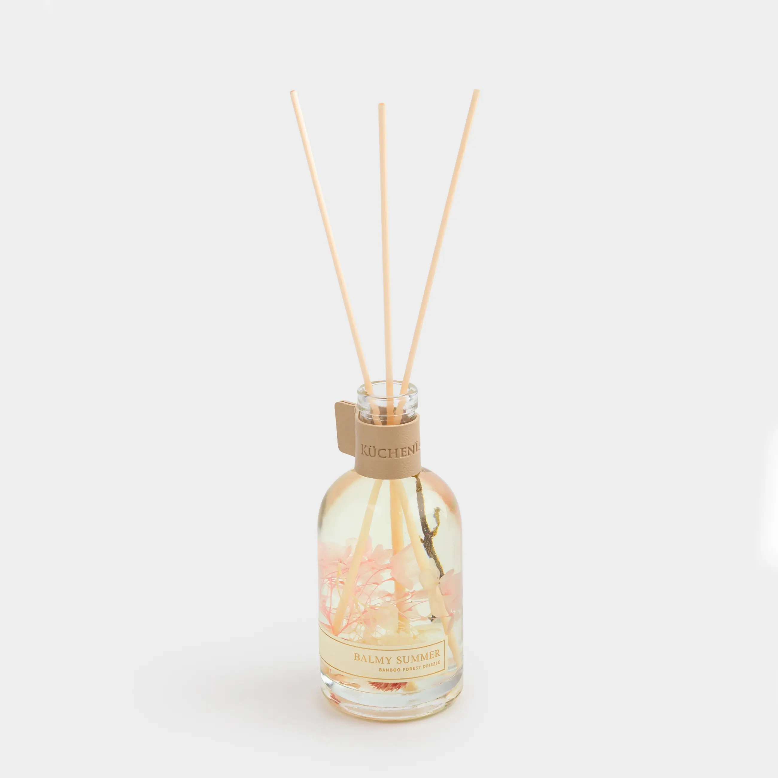 Ароматический диффузор, 250 мл, с сухоцветами, Bamboo forest drizzle, Balmy summer
