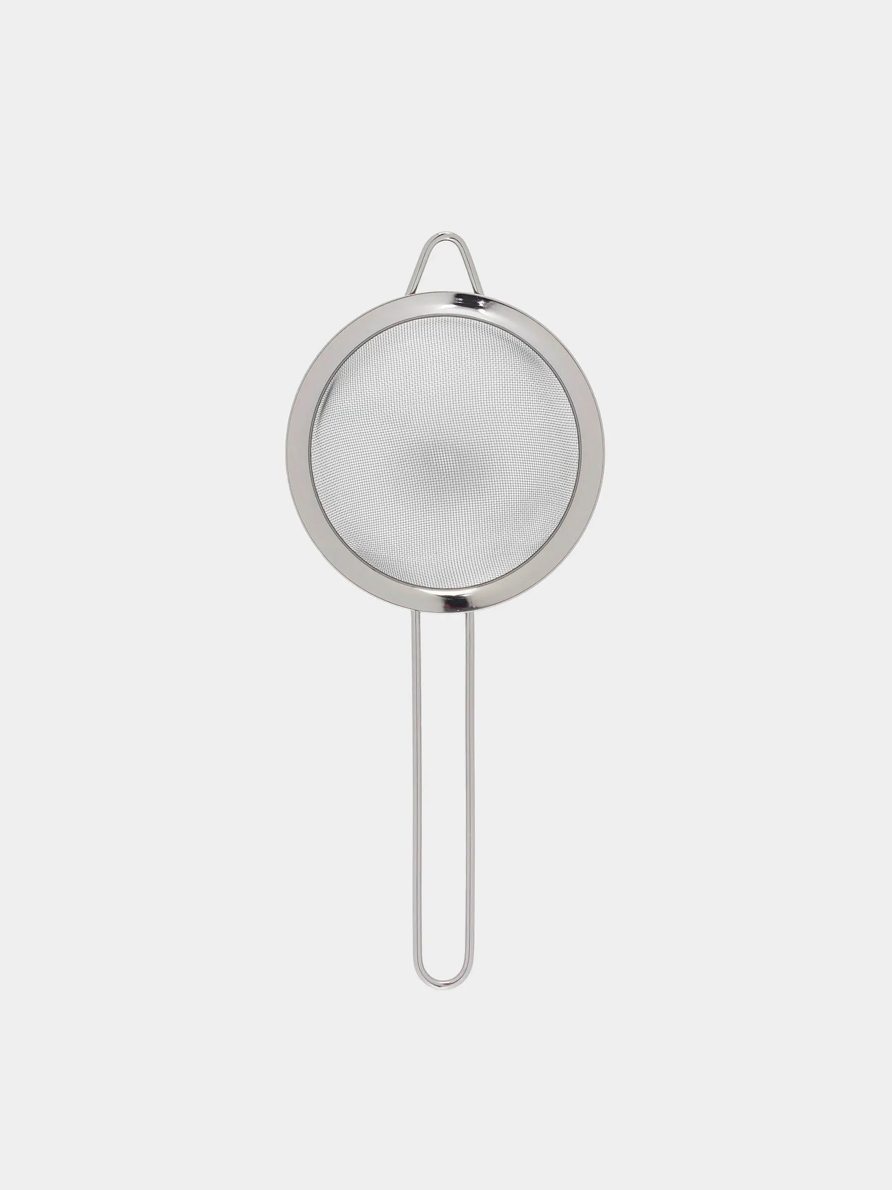 Сито, 14 см, с ручкой, сталь, темно-серое, Titanium